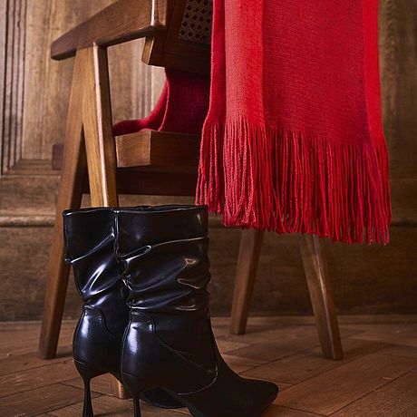 Damen - Stiefelette - schwarz