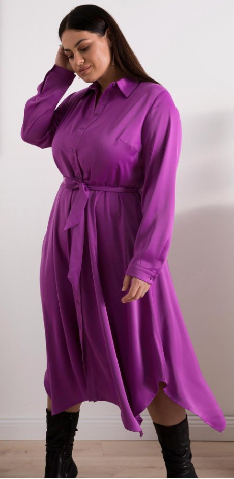 KRISP Damen Bodenlanges Kleid Jersey Tailliertes Maxikleid Große Größen 36-48 