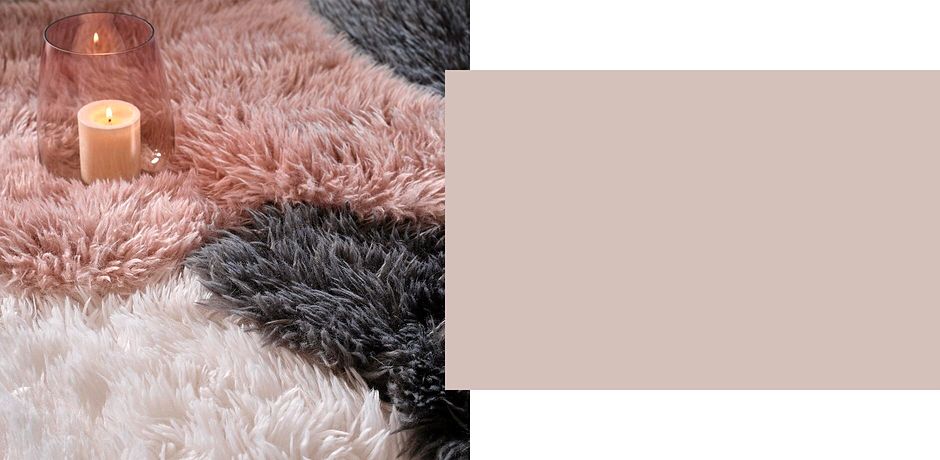 Inspiration - Waschbares Hochflor Lammfell Synthetisch - rosé