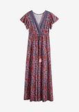 Printed maxi dress