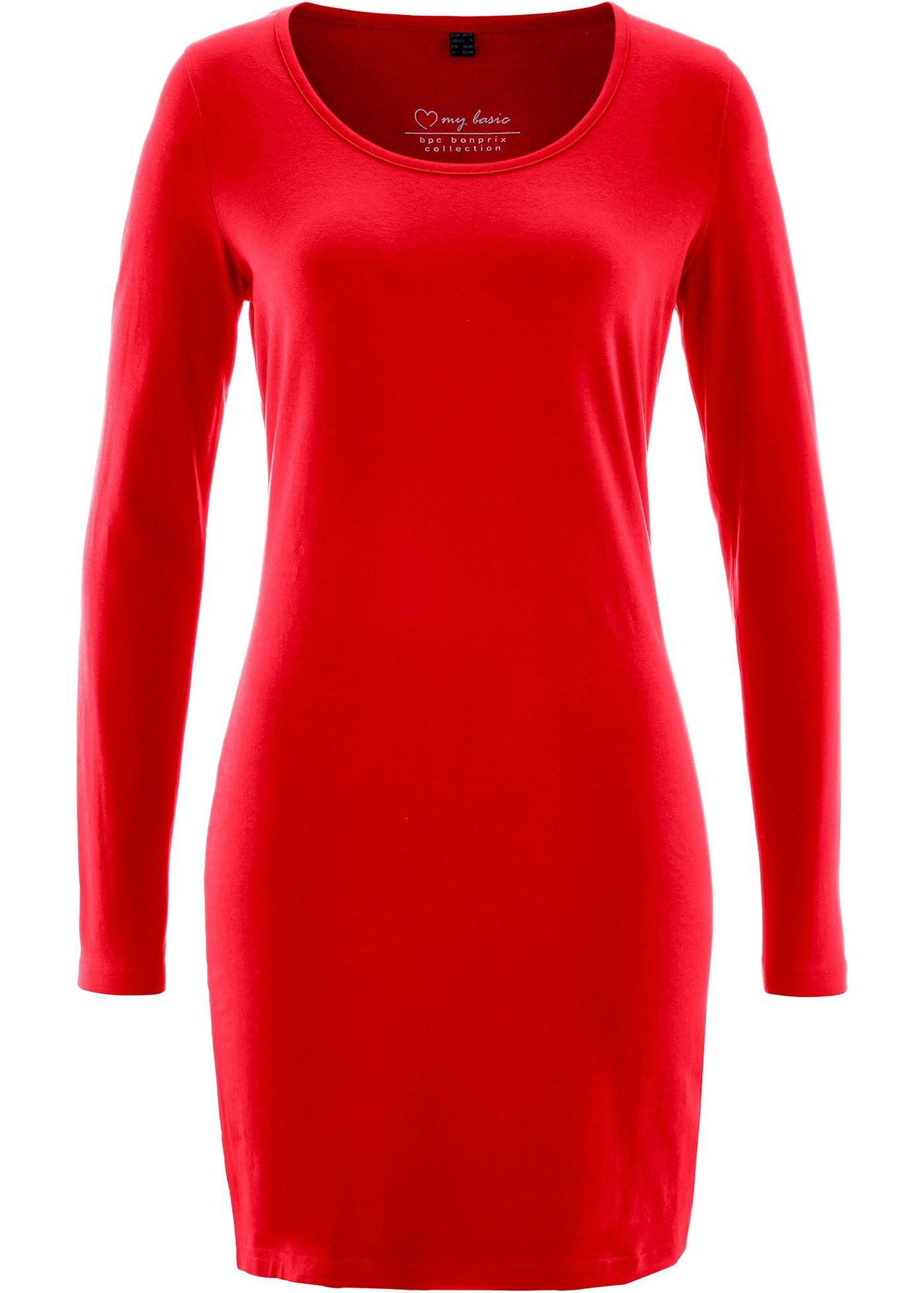 Stretch-Jerseykleid, Langarm Stretch-Jerseykleid, Langarm