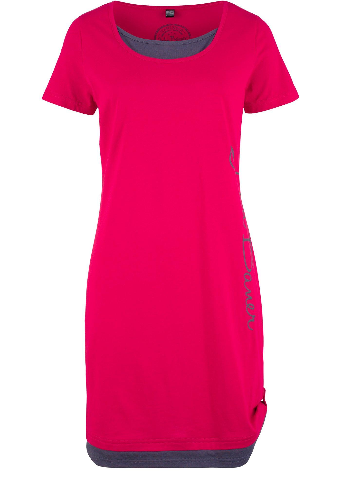 Kurzarm-Shirtkleid mit Druck Kurzarm-Shirtkleid mit Druck