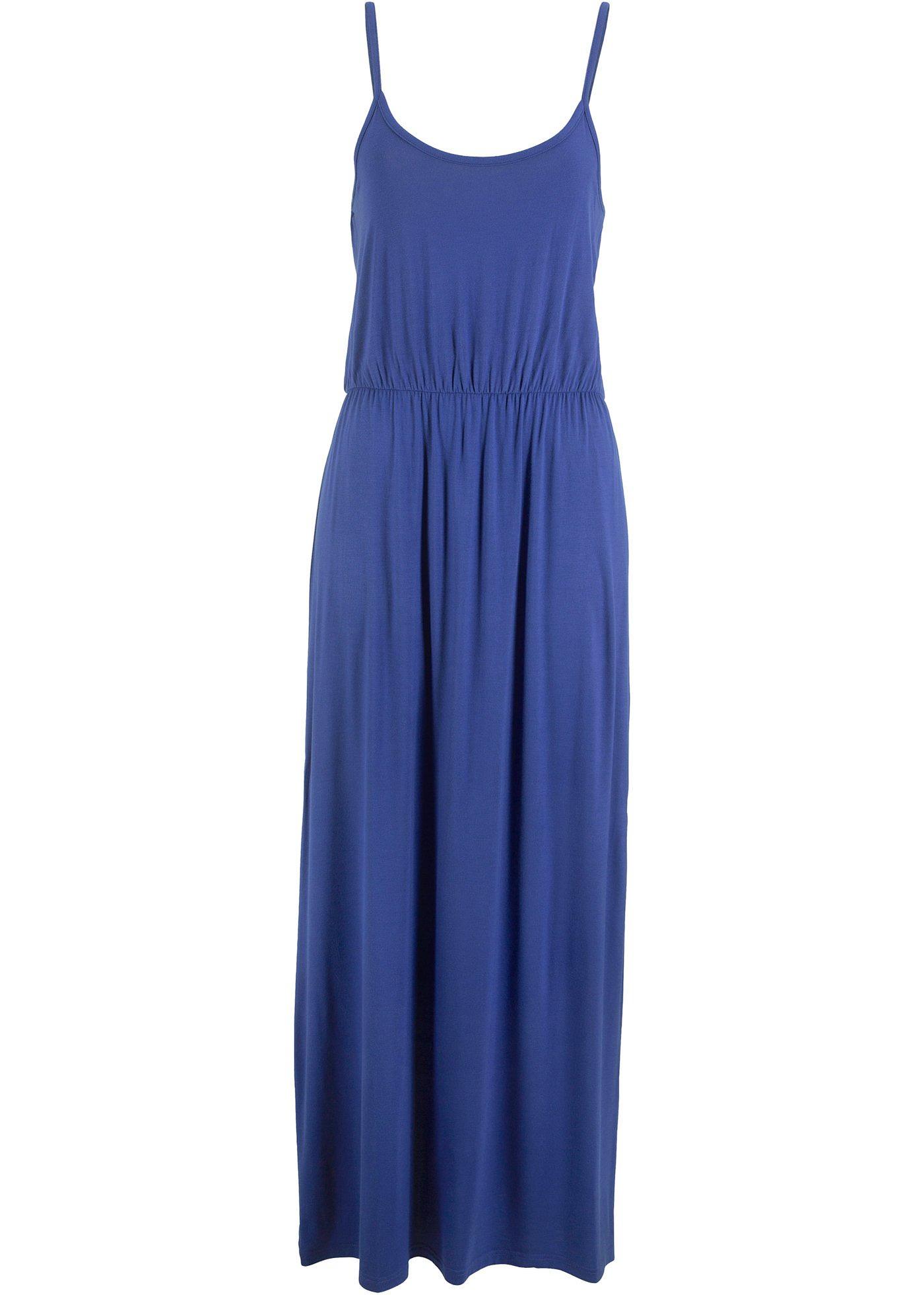 Maxikleid aus fließender Viskose Maxikleid aus fließender Viskose