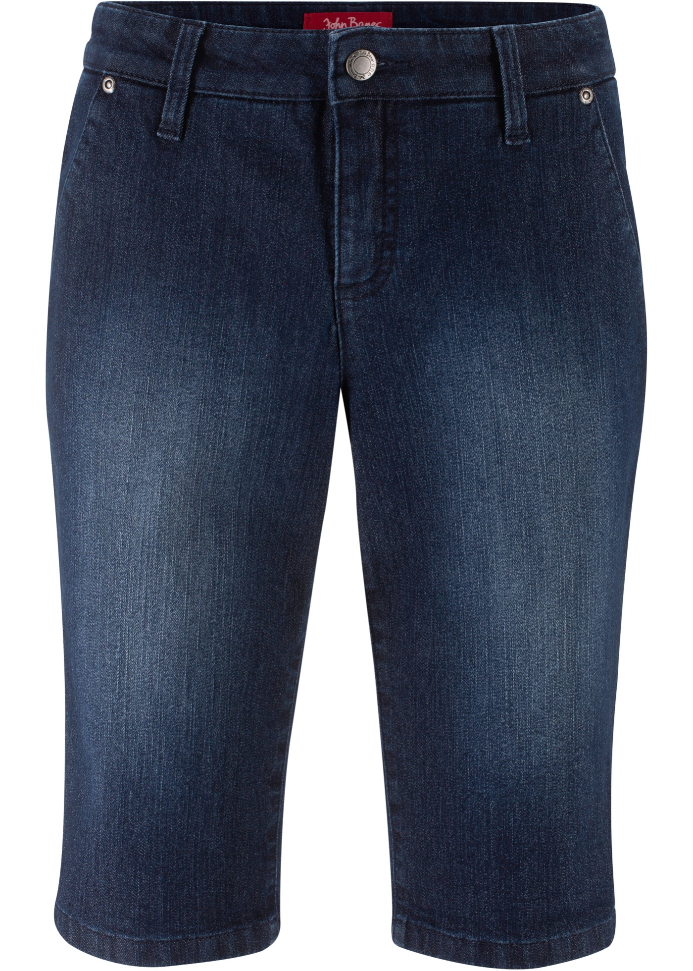 Komfort Stretch Jeans-Bermuda