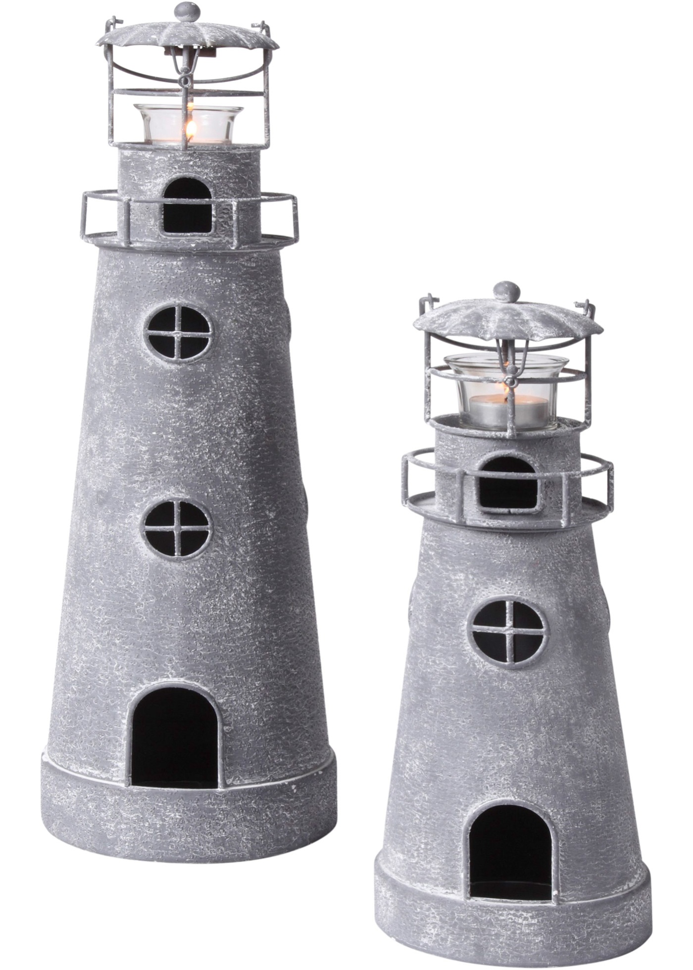 Teelichthalter Leuchtturm (2-tlg.Set)