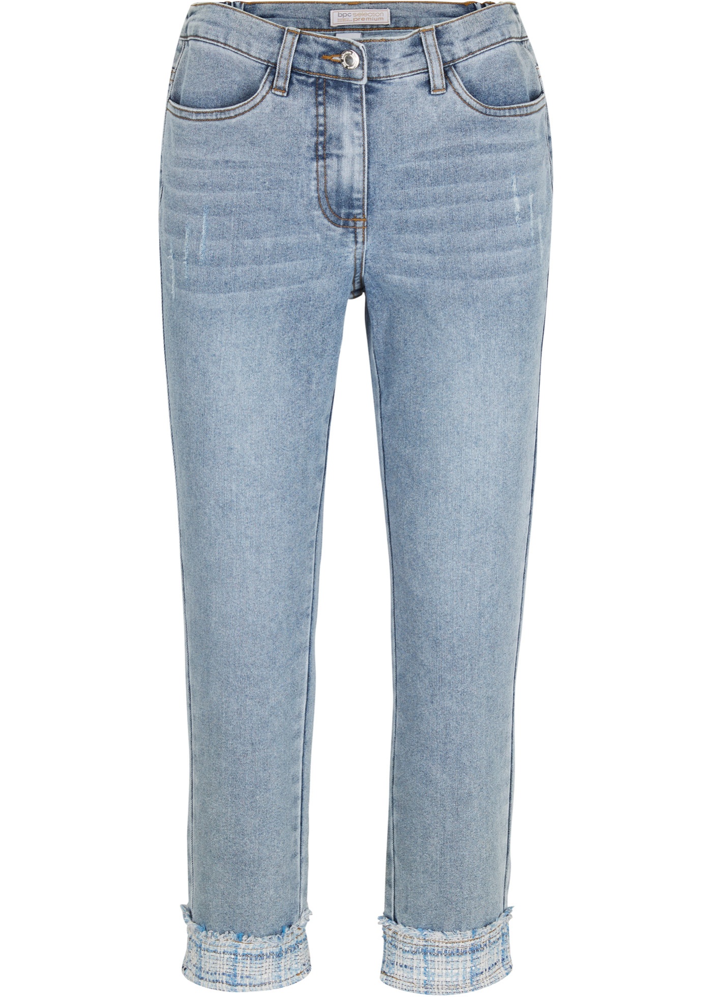 Jeans mit Tweed
