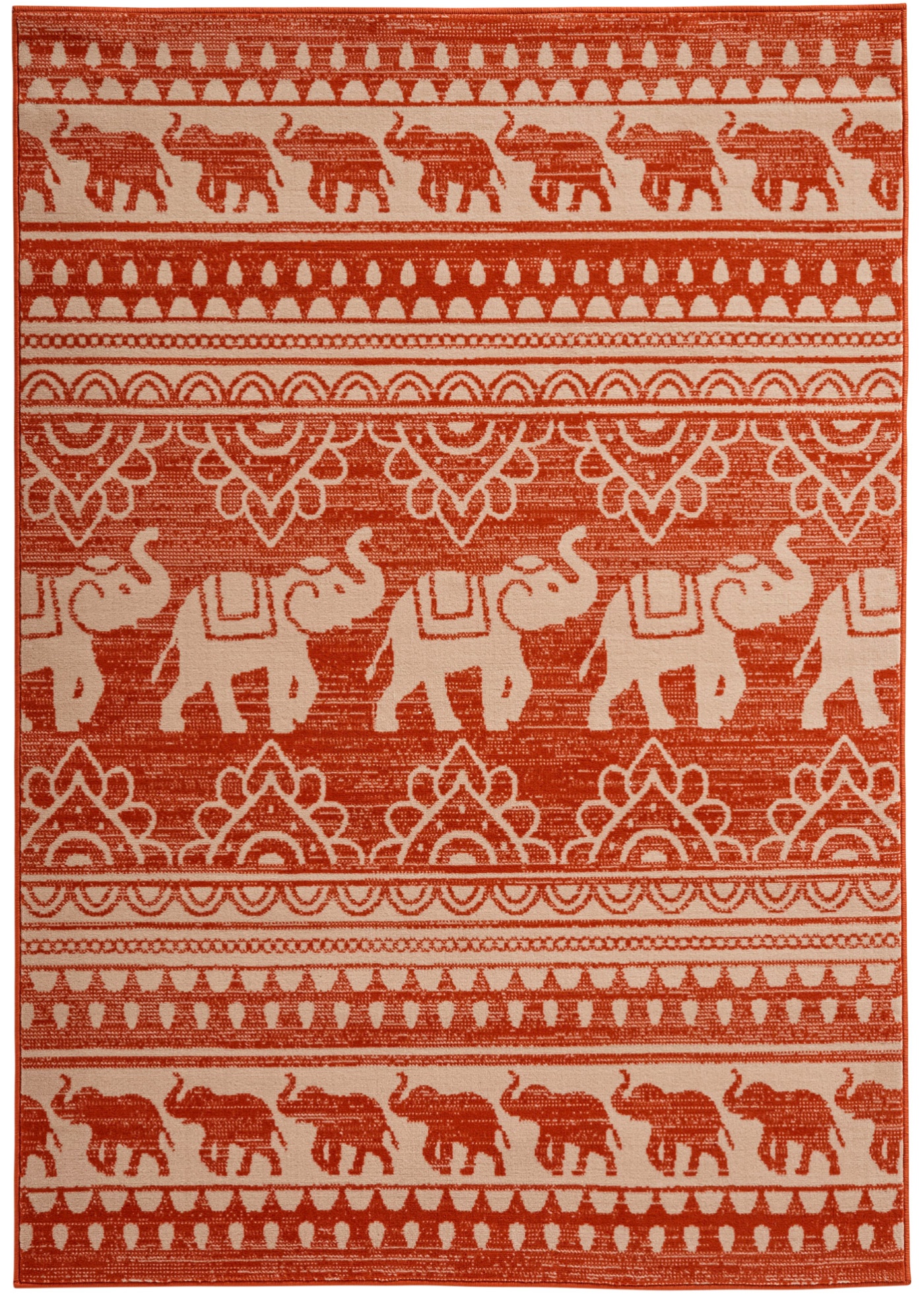 Teppich mit Elefantenmotiv