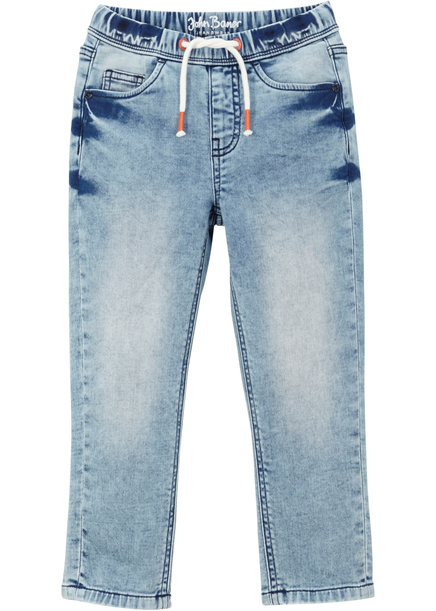 Jungen Sweat-Jeans mit Details, Slim Fit