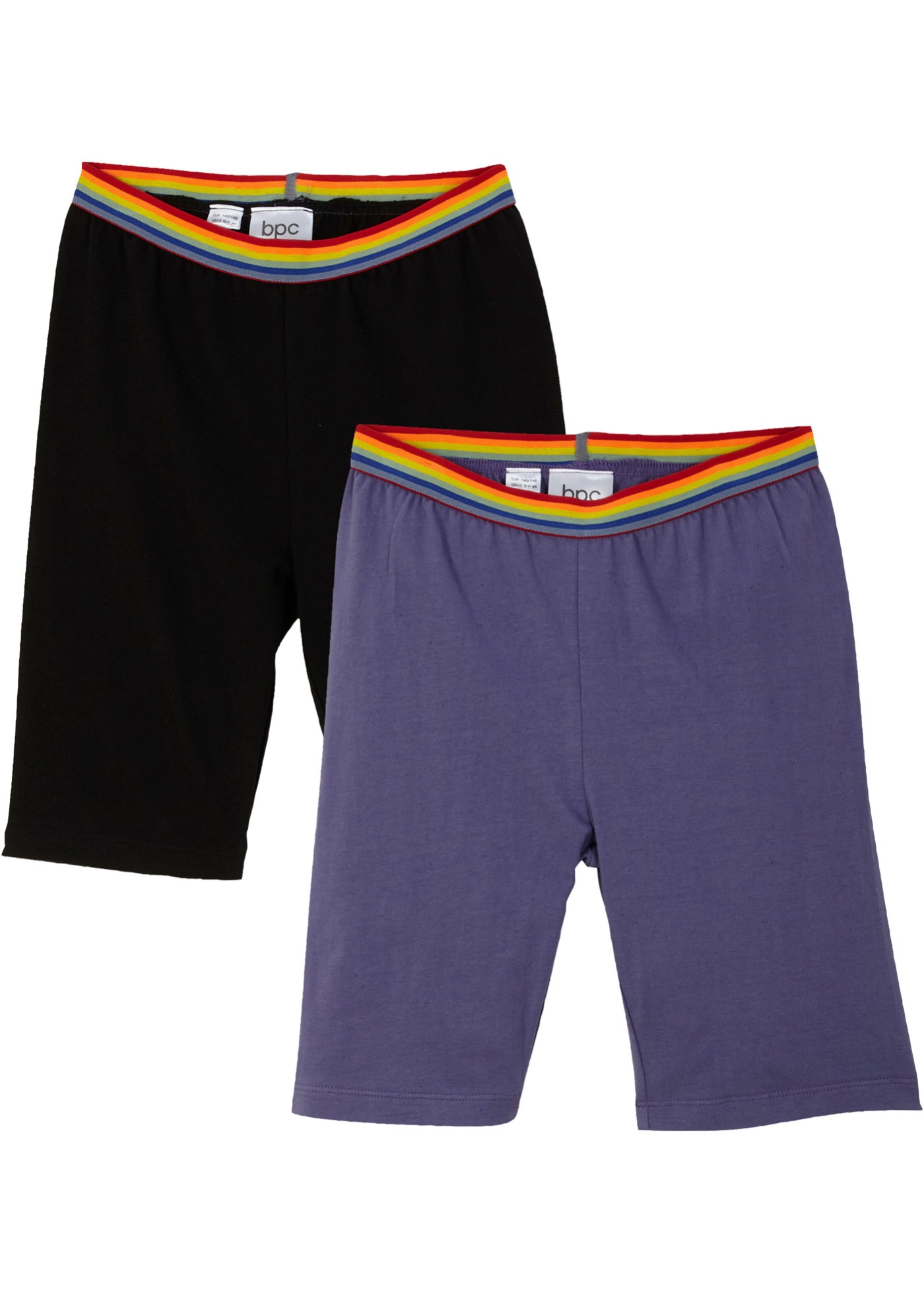 Pride Kinder Radler-Shorts (2er-Pack)