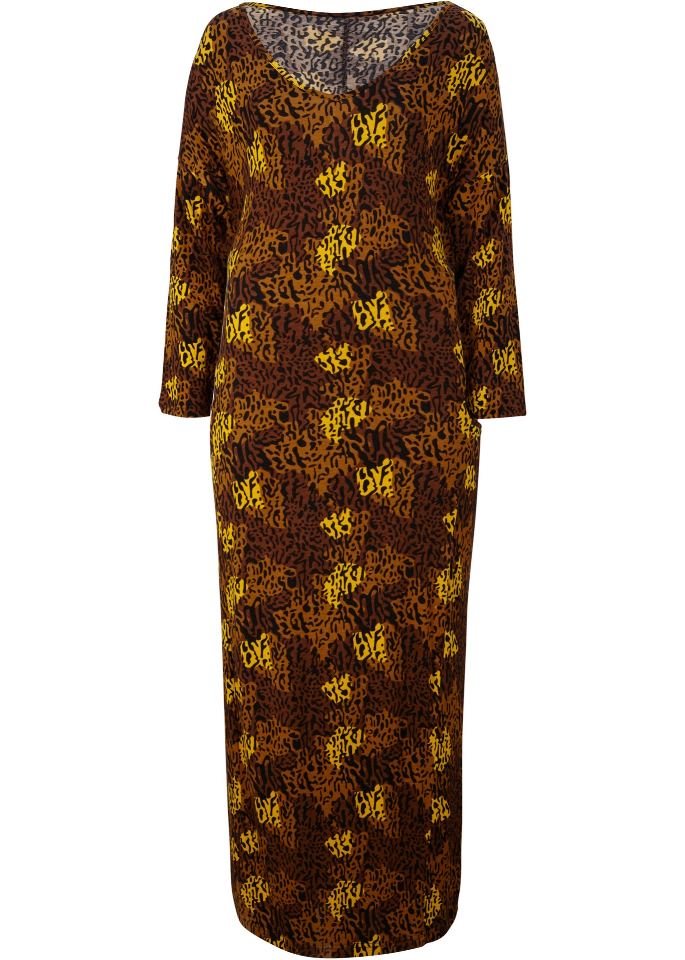 Sukienka shirtowa z kieszeniami, w długości do kostki, ze zrównoważonej wiskozy