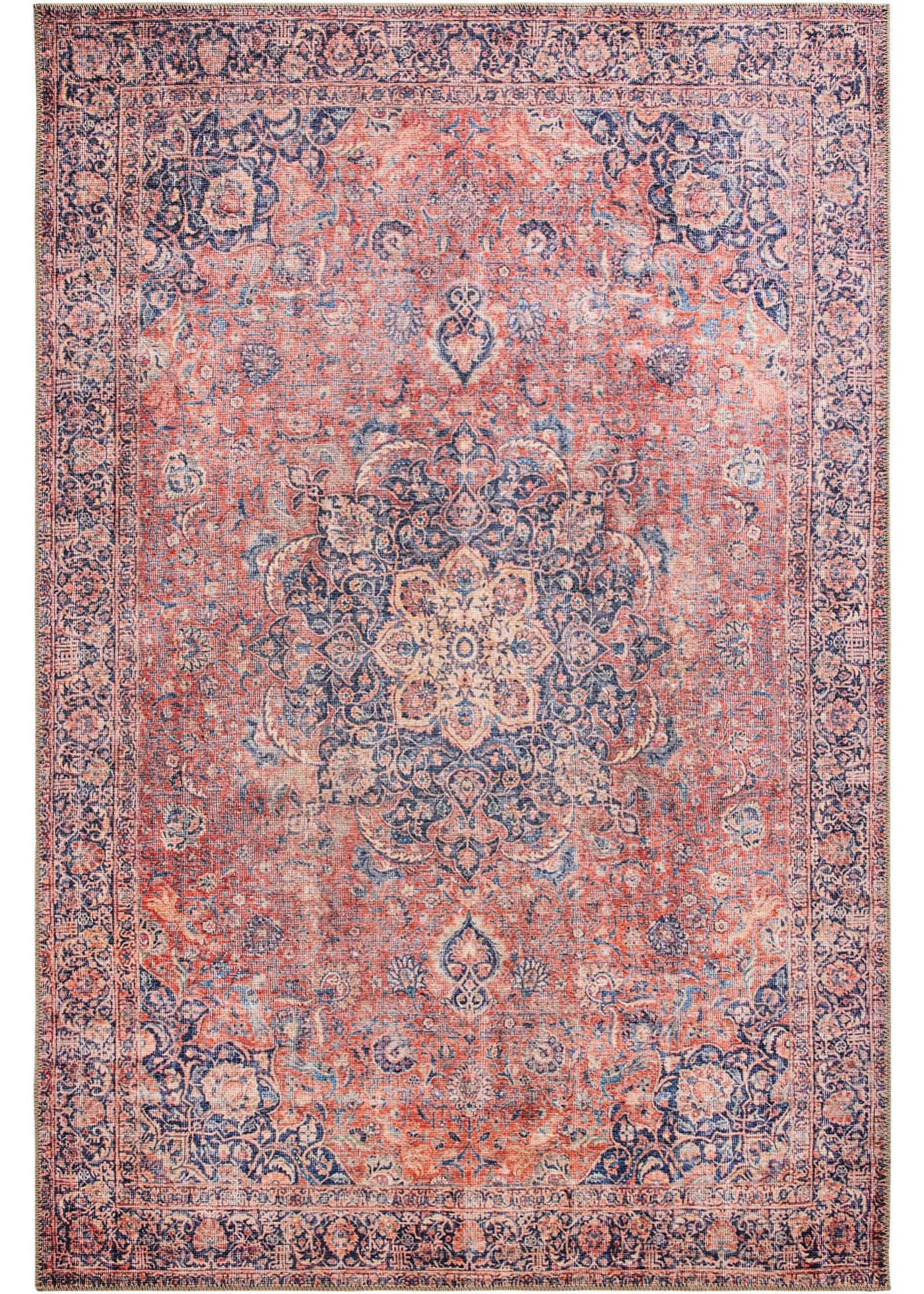 Teppich mit Orientdesign in Vintageoptik