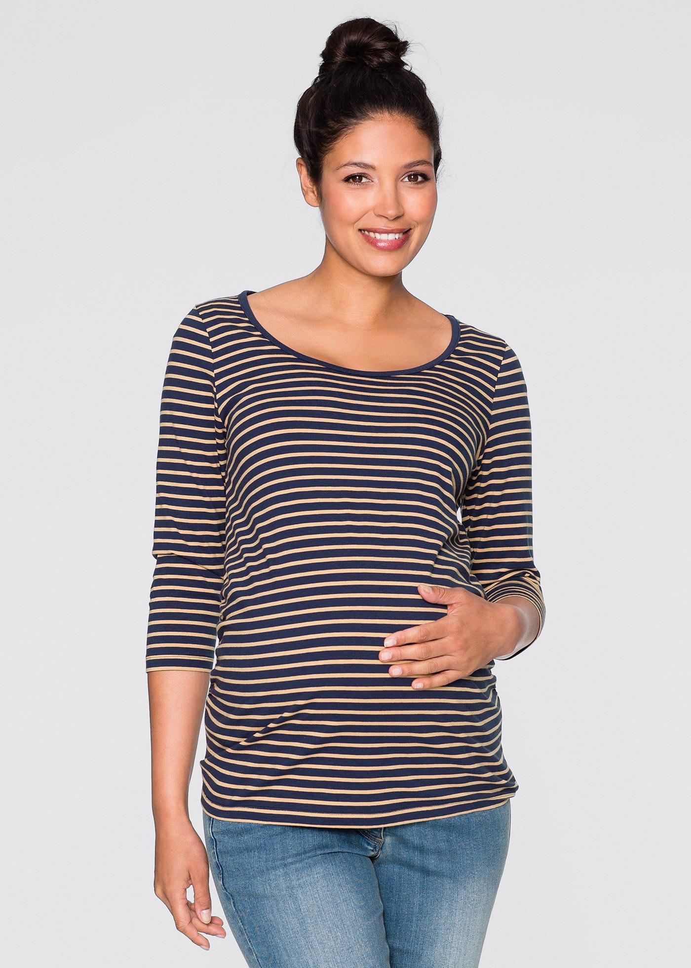 Shirt ciążowy z bawełny organicznej (2 szt.) - Bonprix