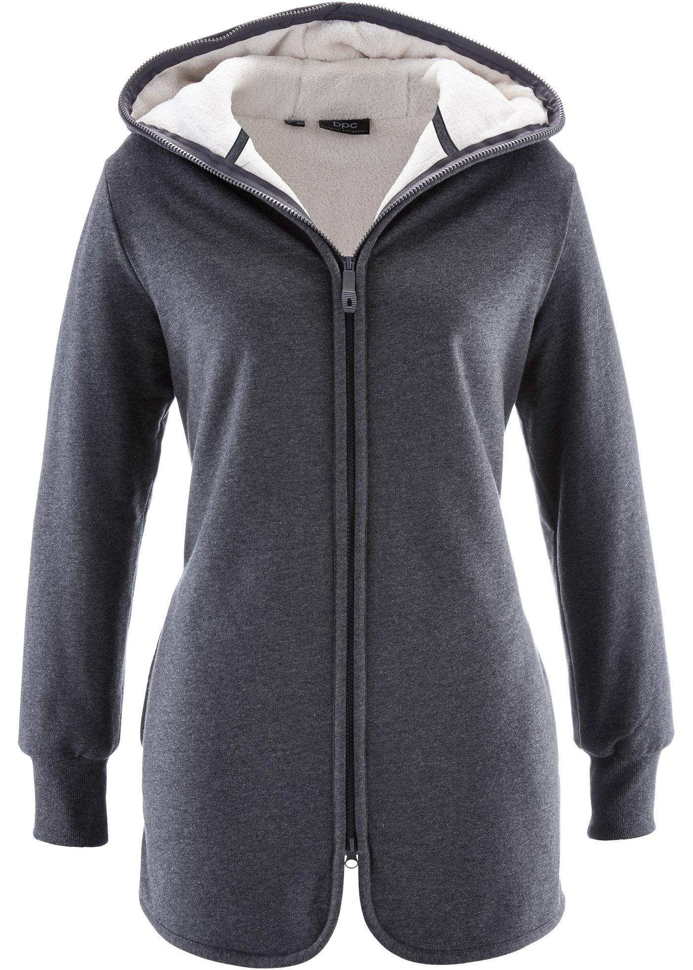 Sweatjacke mit Fleece