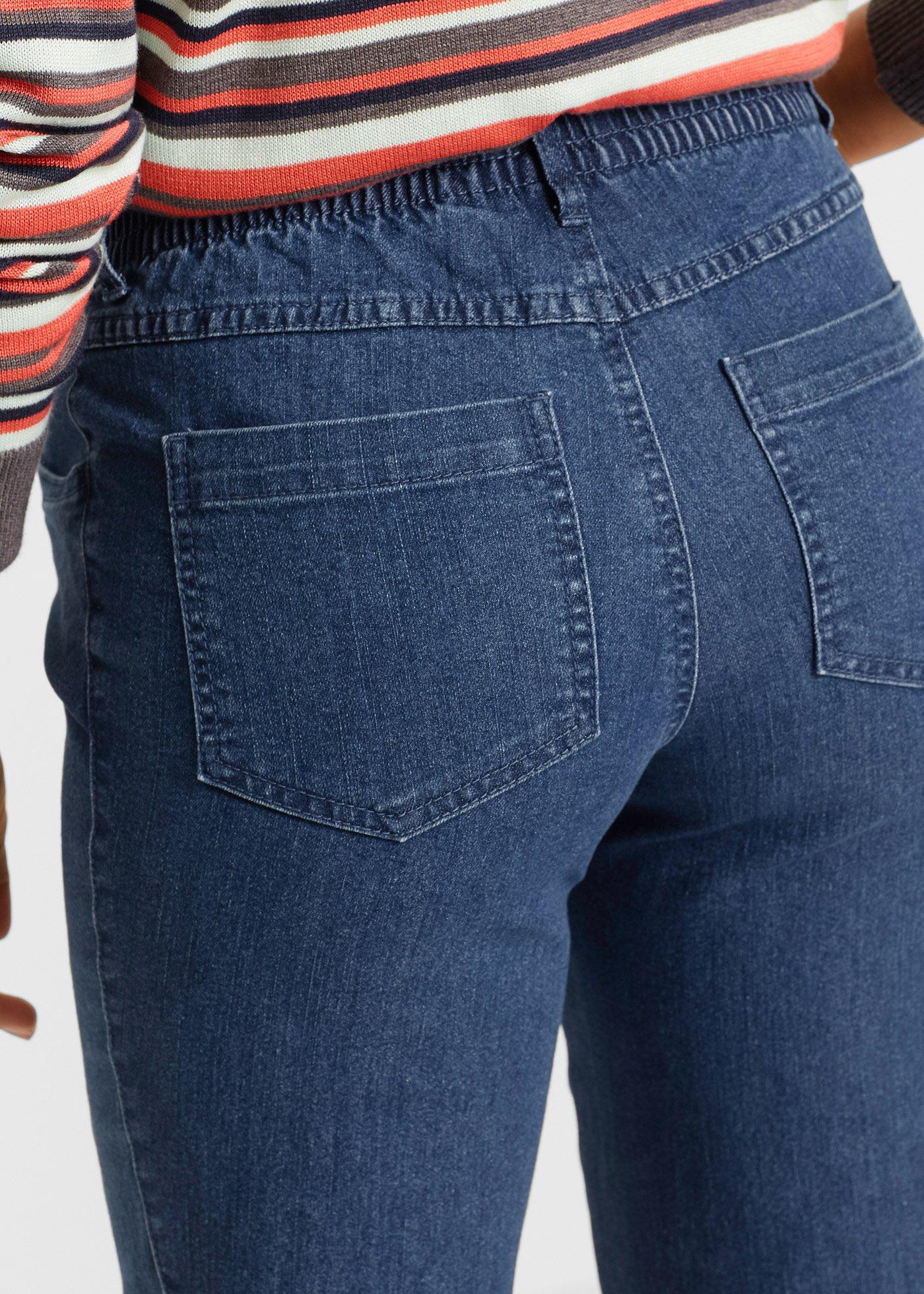 Dżinsy o kroju straight, mid waist, (2 pary) - Bonprix