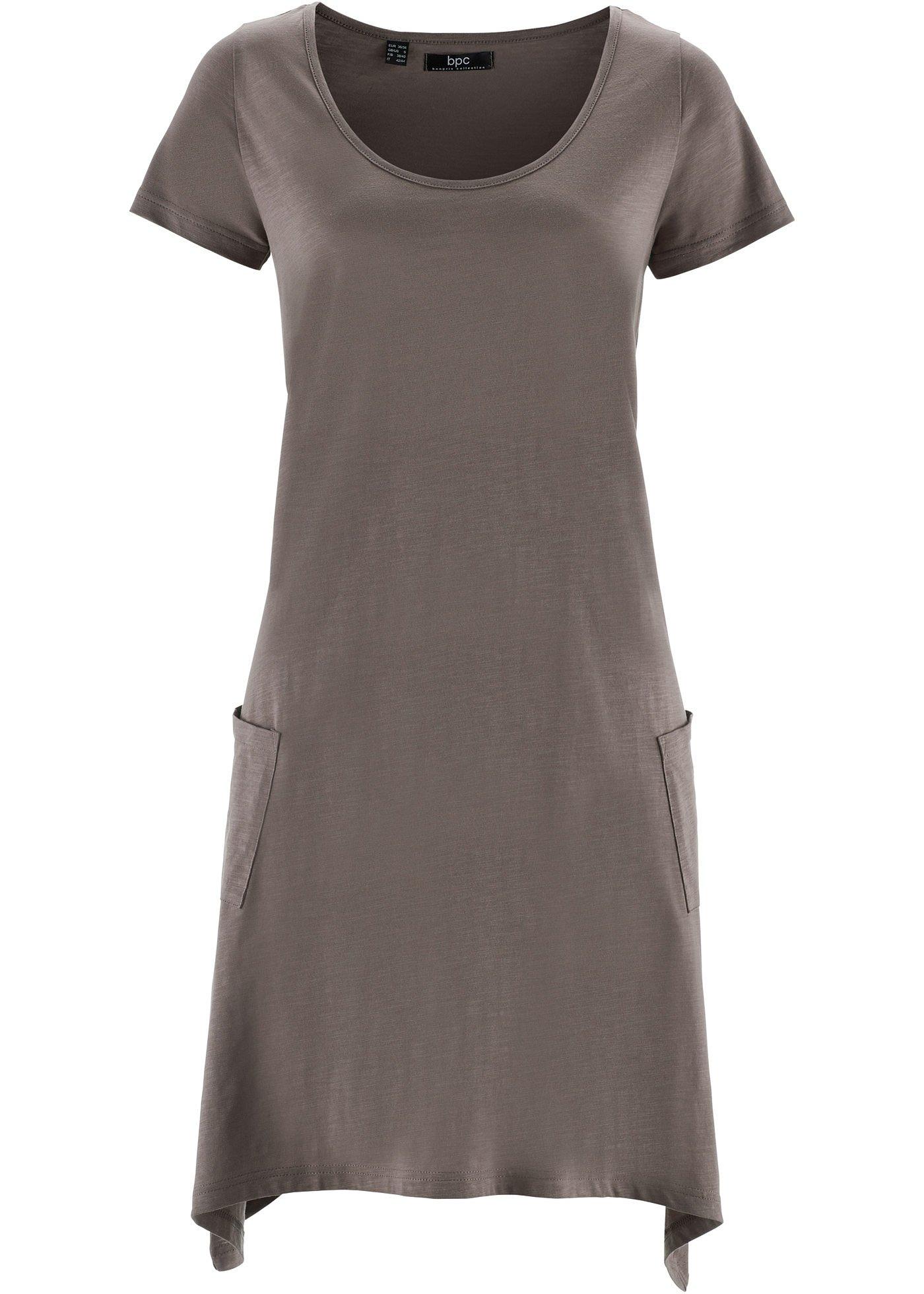 Baumwoll Flammgarn-Shirtkleid mit Kurzarm Baumwoll Flammgarn-Shirtkleid mit Kurzarm