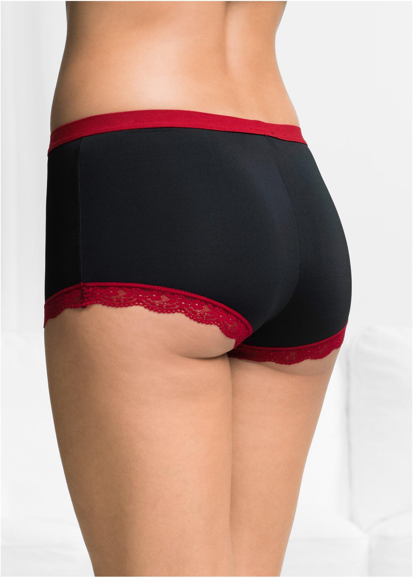 Bokserki damskie z mikrofazy (3 pary) - Bonprix