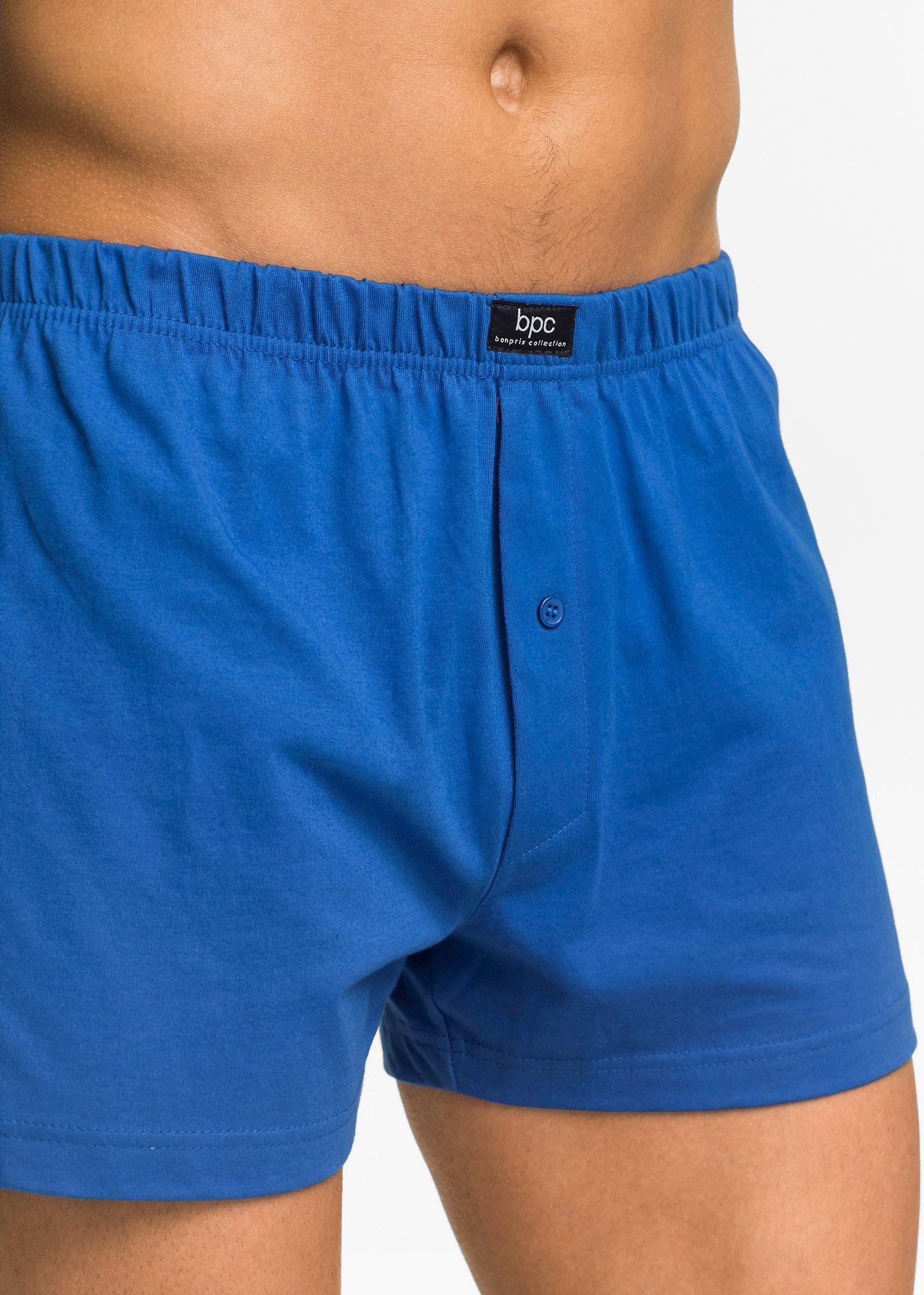 Luźniejsze bokserki z bawełnianego dżerseju (3 pary) - Bonprix