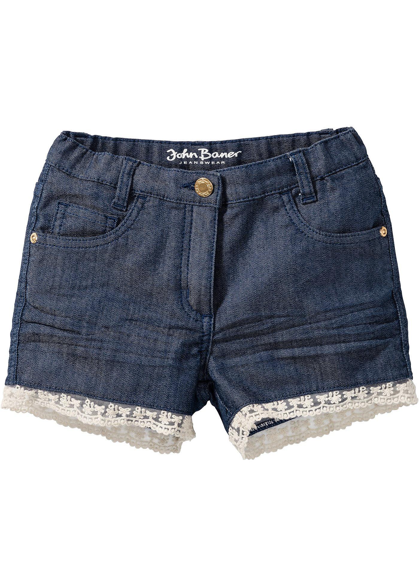 Mädchen Shorts mit Spitze