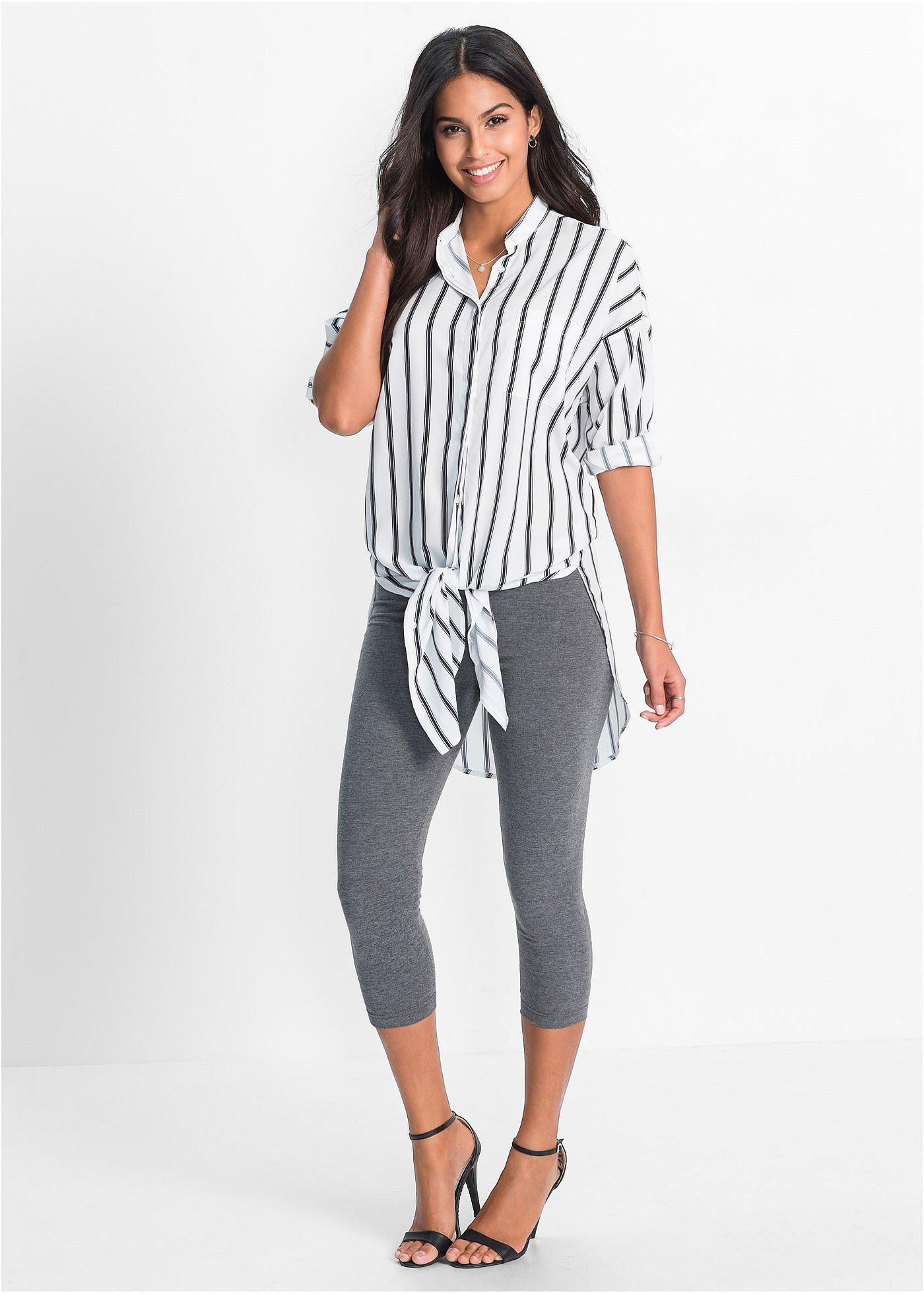 Legginsy rybaczki (2 pary) - Bonprix