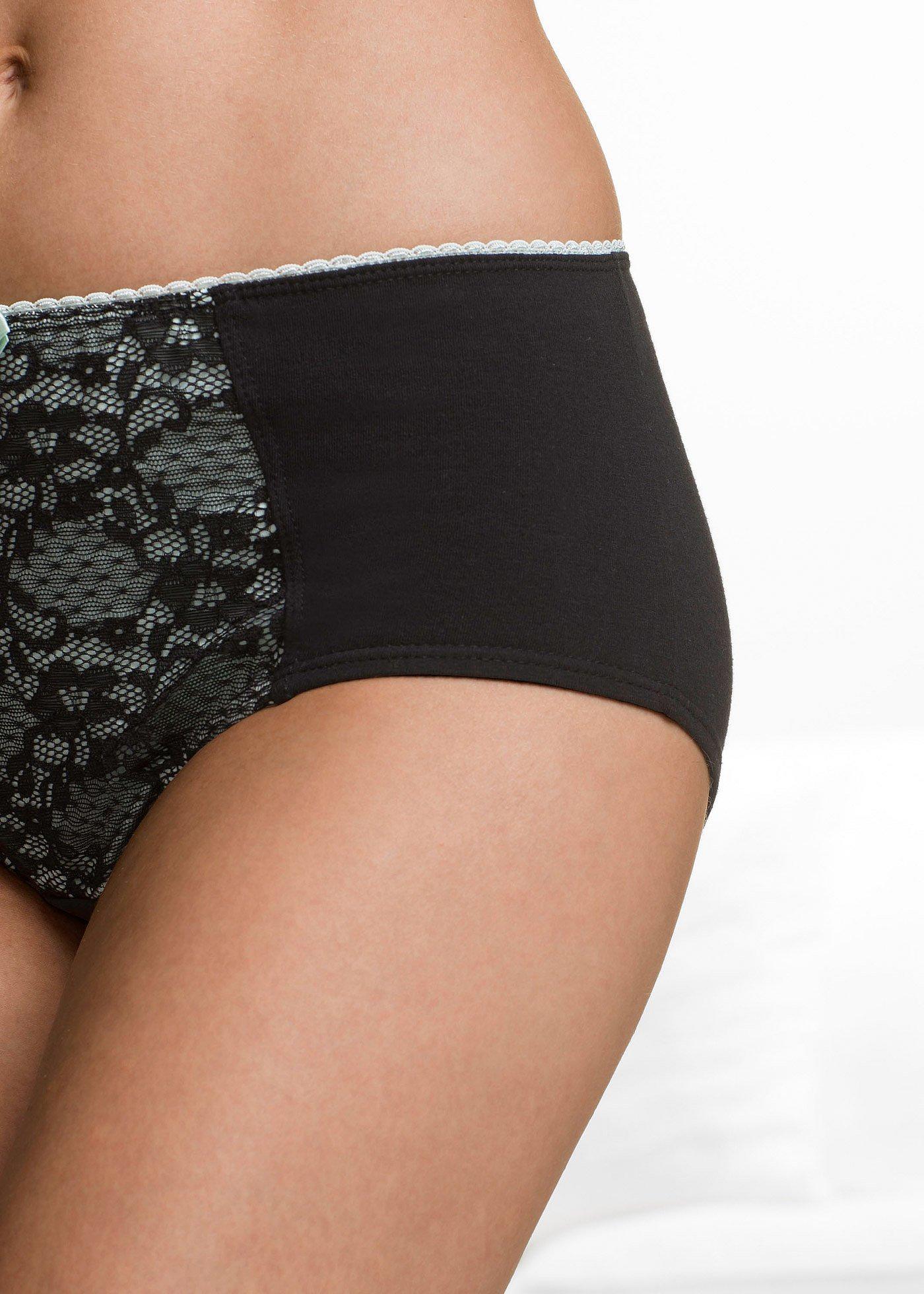 Figi maxi z bawełną organiczną (4 pary) - Bonprix