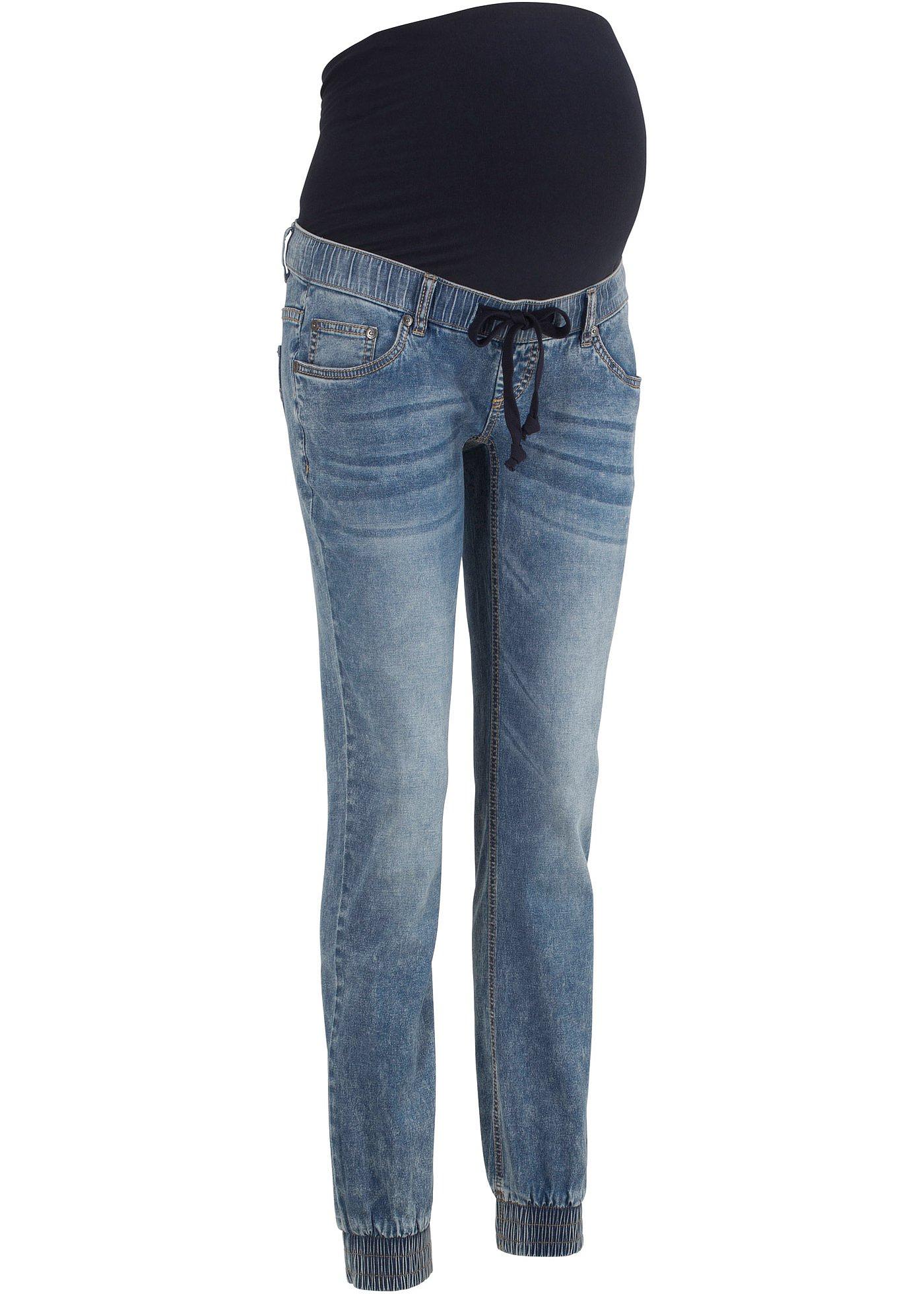 Umstandsjeans, Stretch Denimjogger, Straight leg