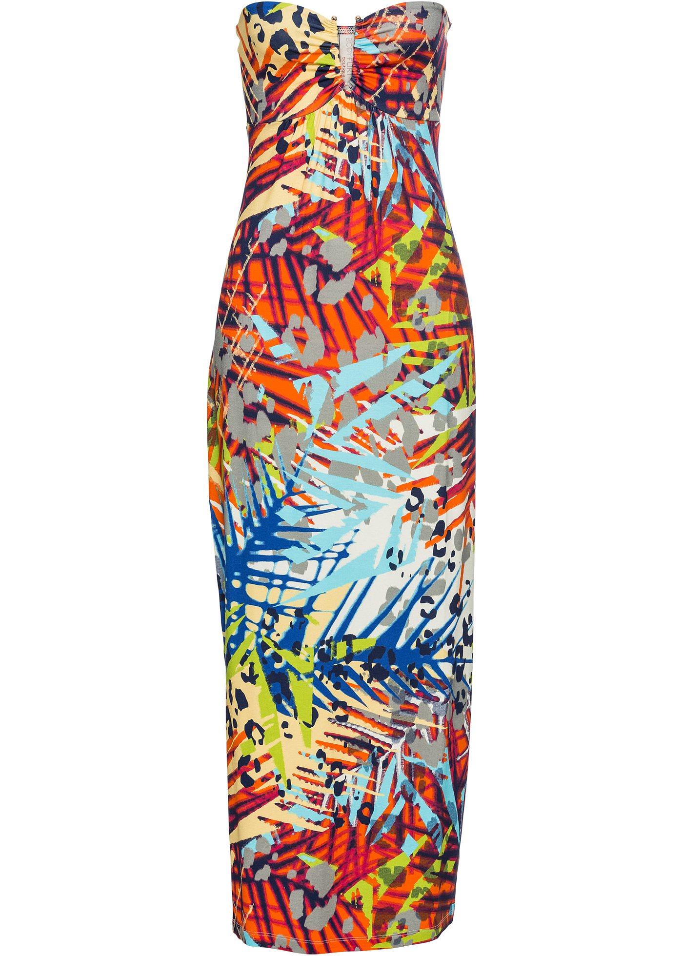 Bandeau-Kleid mit Print Bandeau-Kleid mit Print