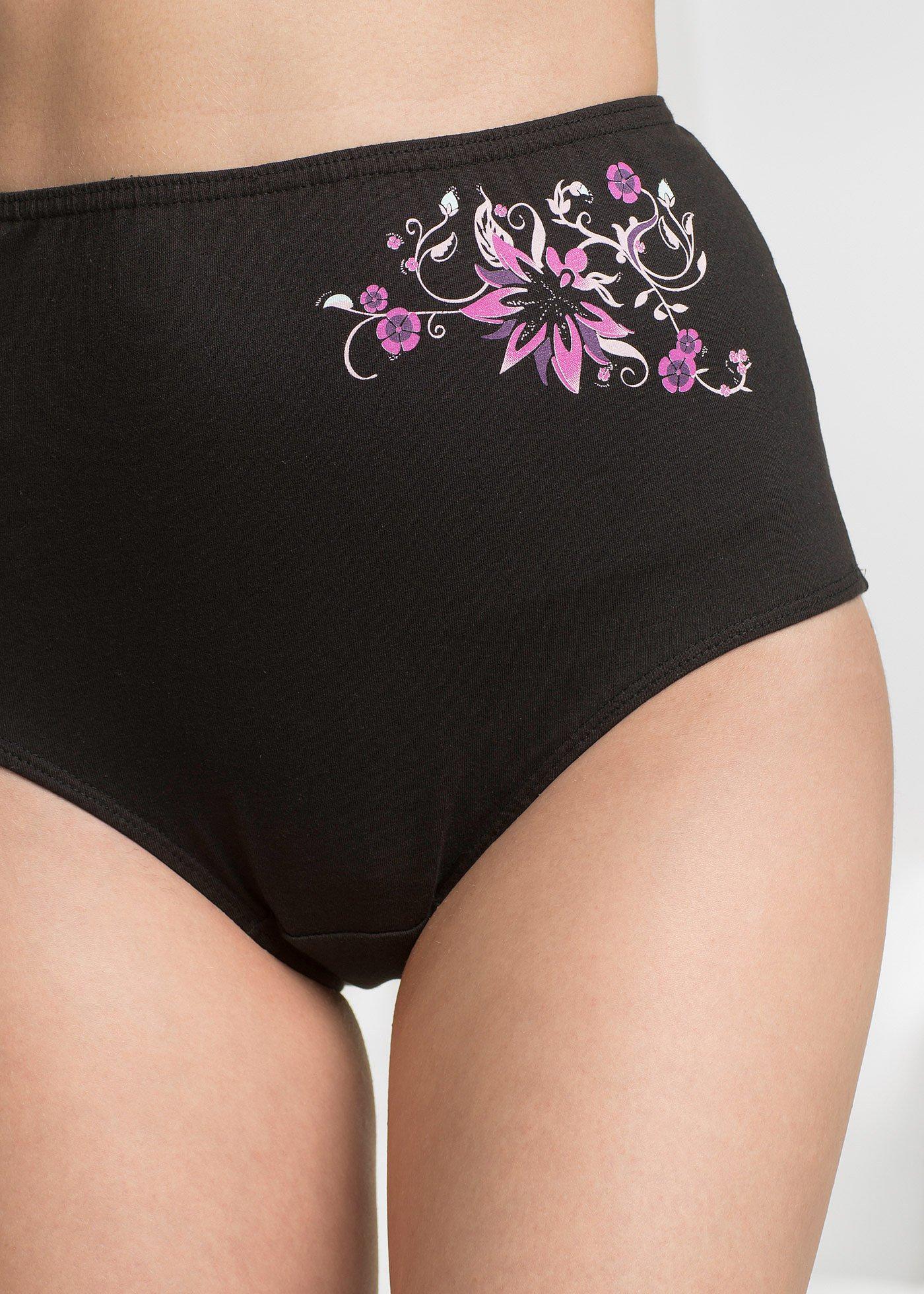 Figi z wysoką talią (5 par) - Bonprix