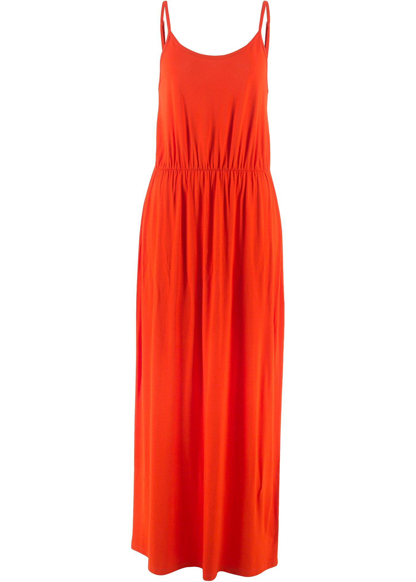 Maxikleid aus fließender Viskose Maxikleid aus fließender Viskose