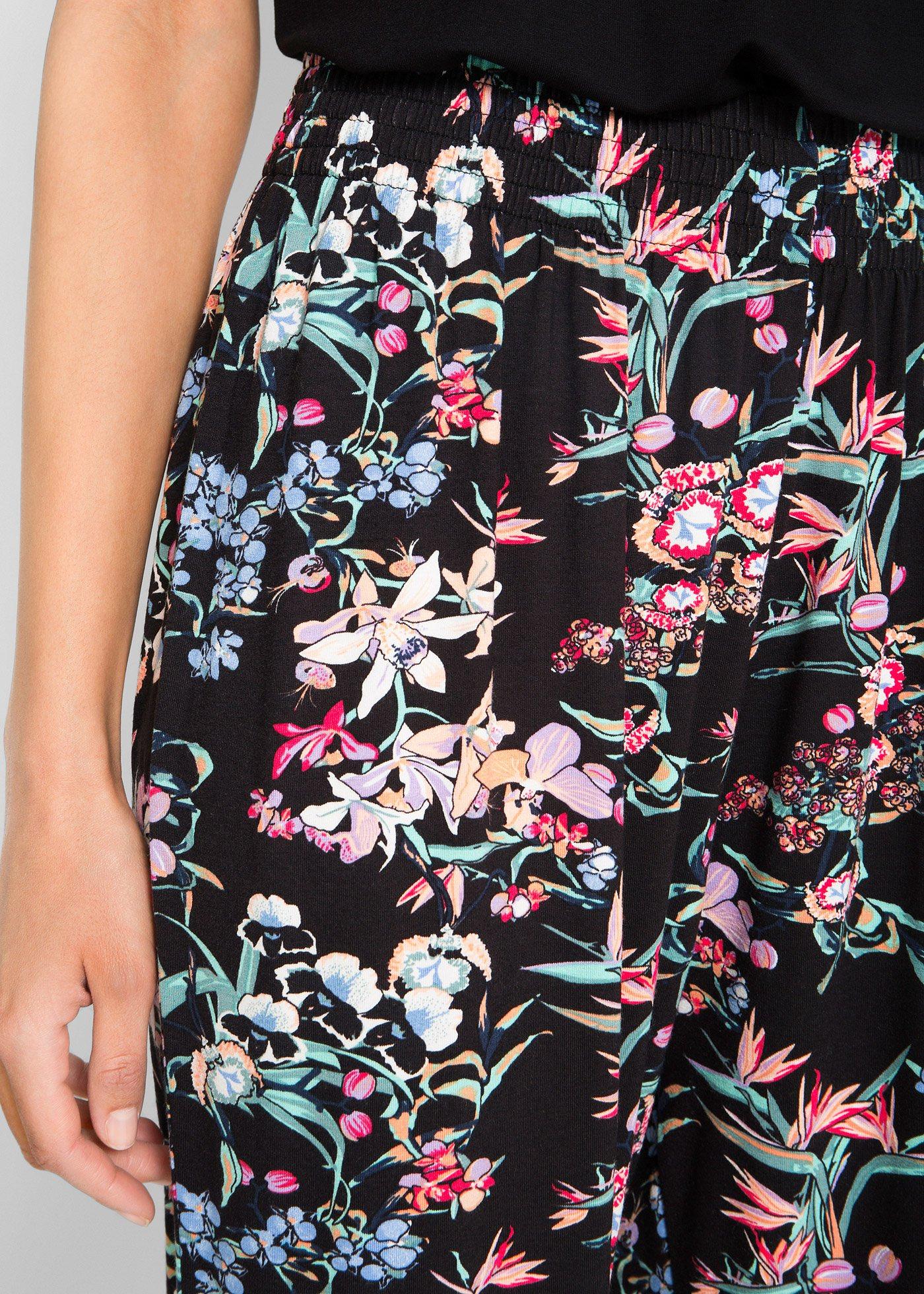 Spodnie haremki z mieszanki wiskozy - Bonprix