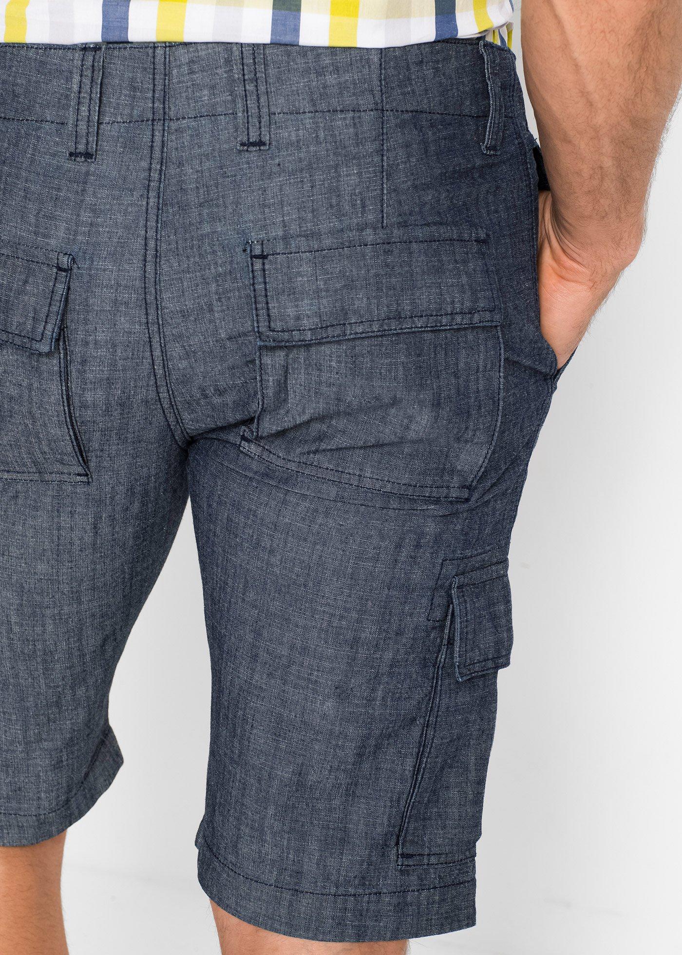 Bermudy bojówki Loose Fit z czystej bawełny - Bonprix