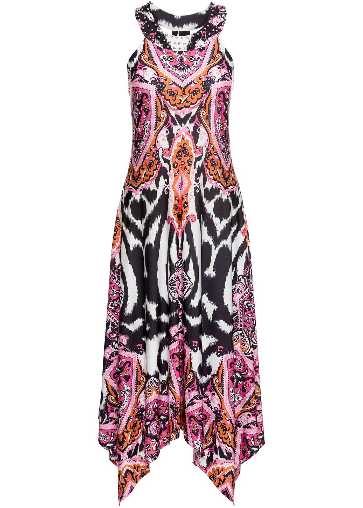 Neckholder-Kleid mit Paisley Print Neckholder-Kleid mit Paisley Print