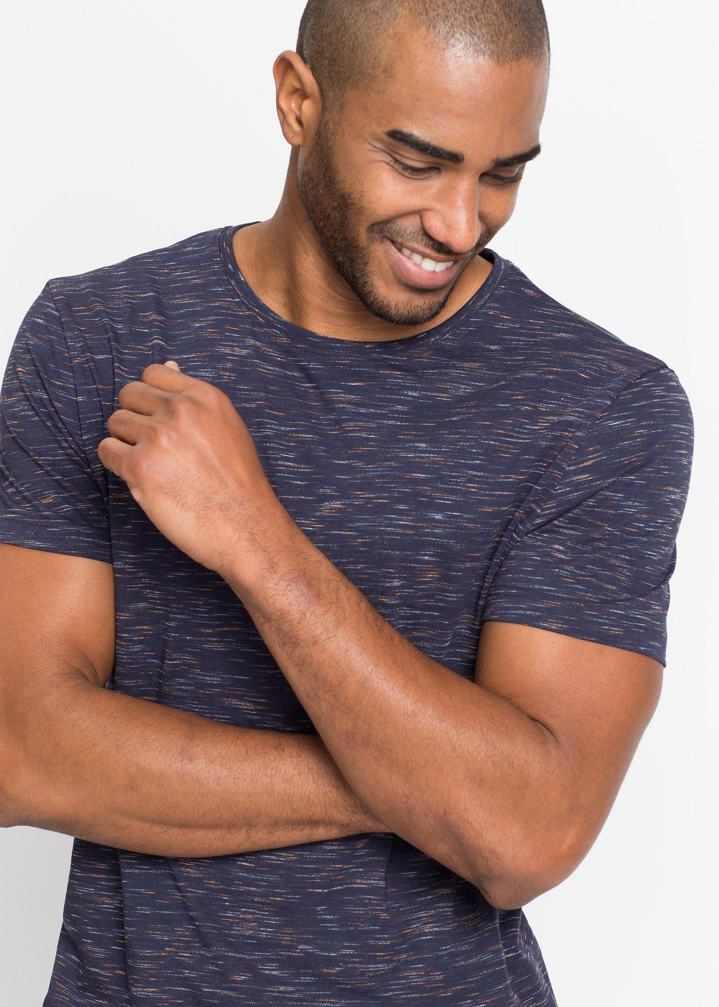 T-shirt melanżowy - Bonprix