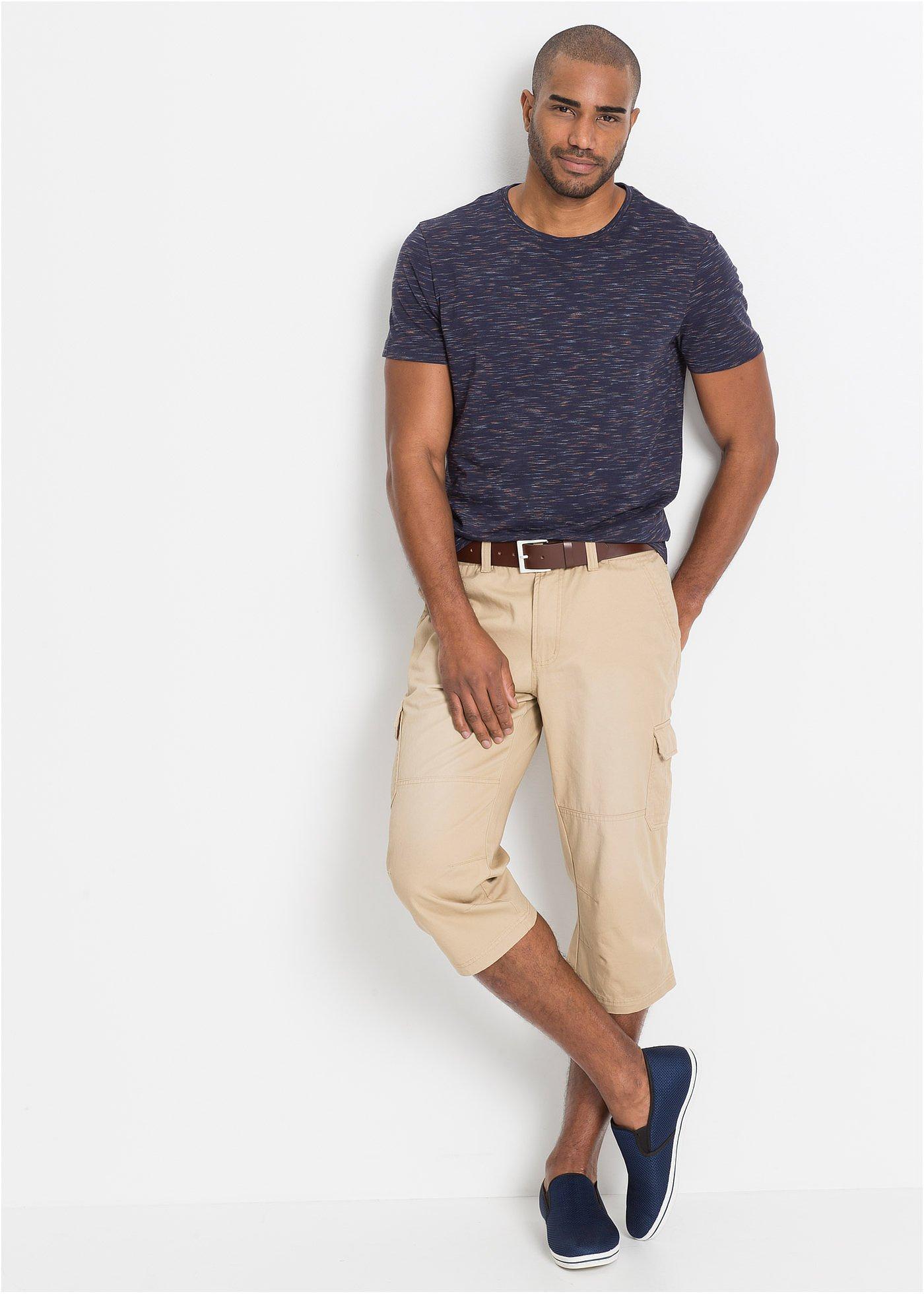 T-shirt melanżowy - Bonprix