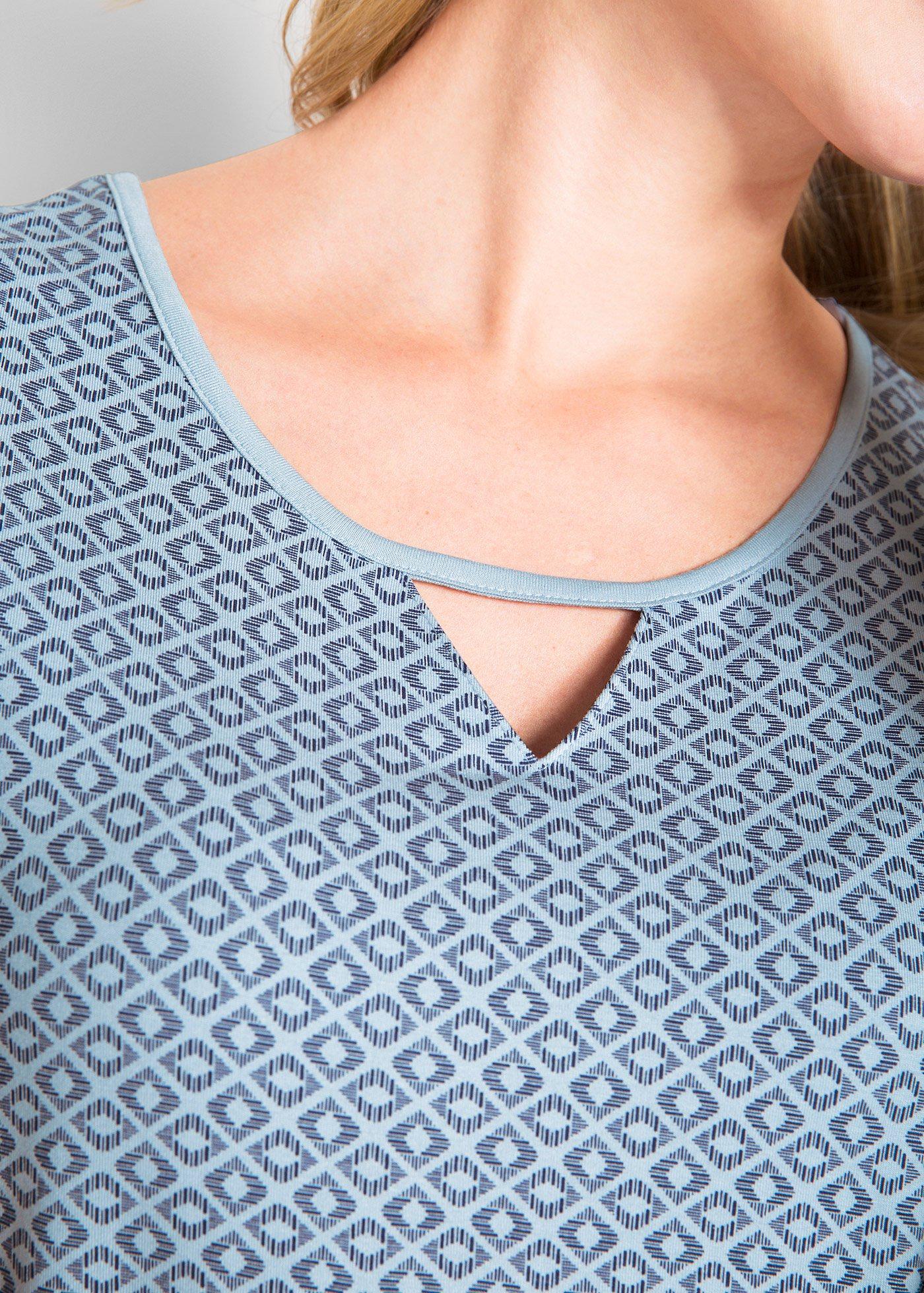 Shirt z gumką, krótki rękaw - Bonprix