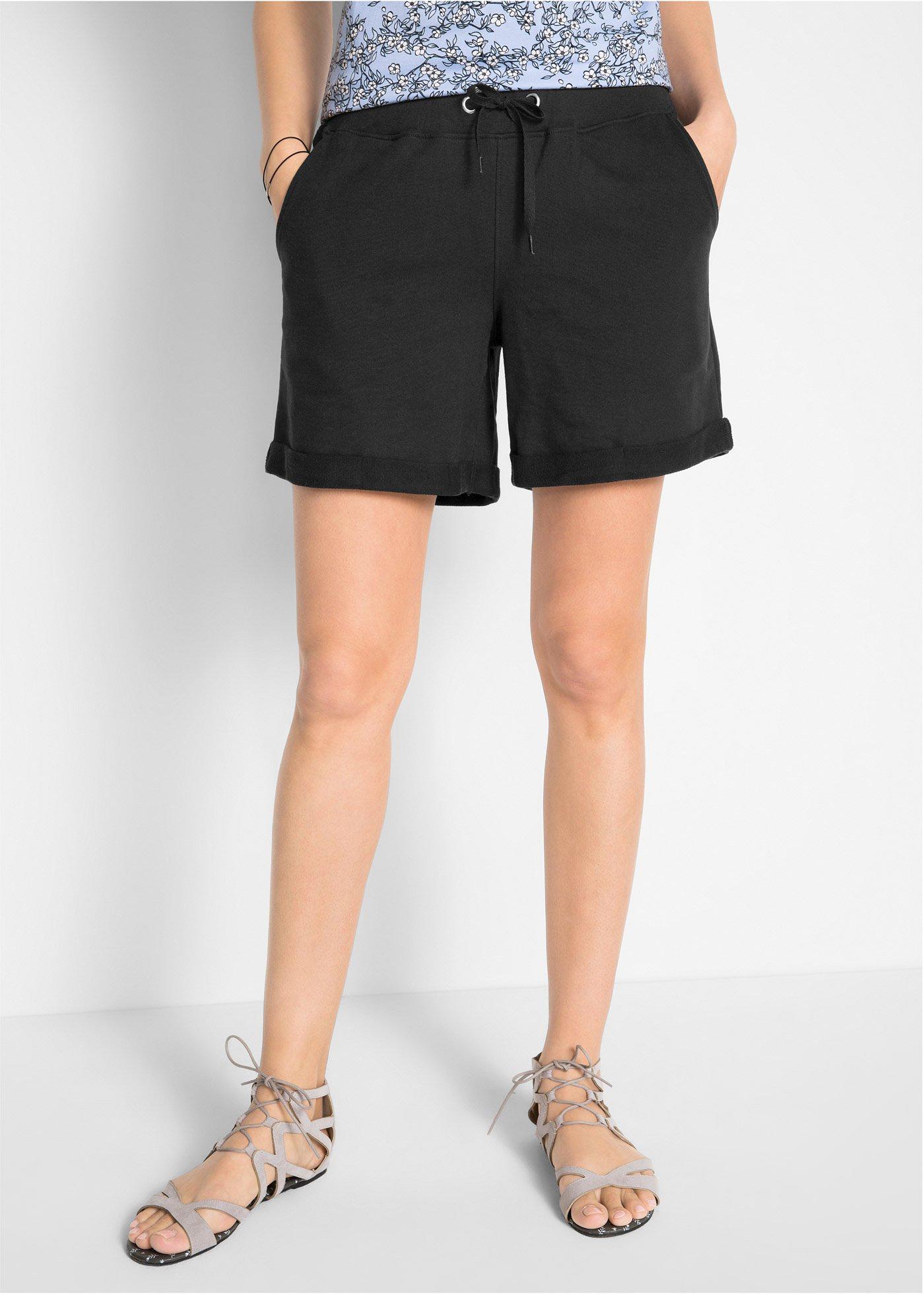 Szorty dresowe z czystej bawełny - Bonprix