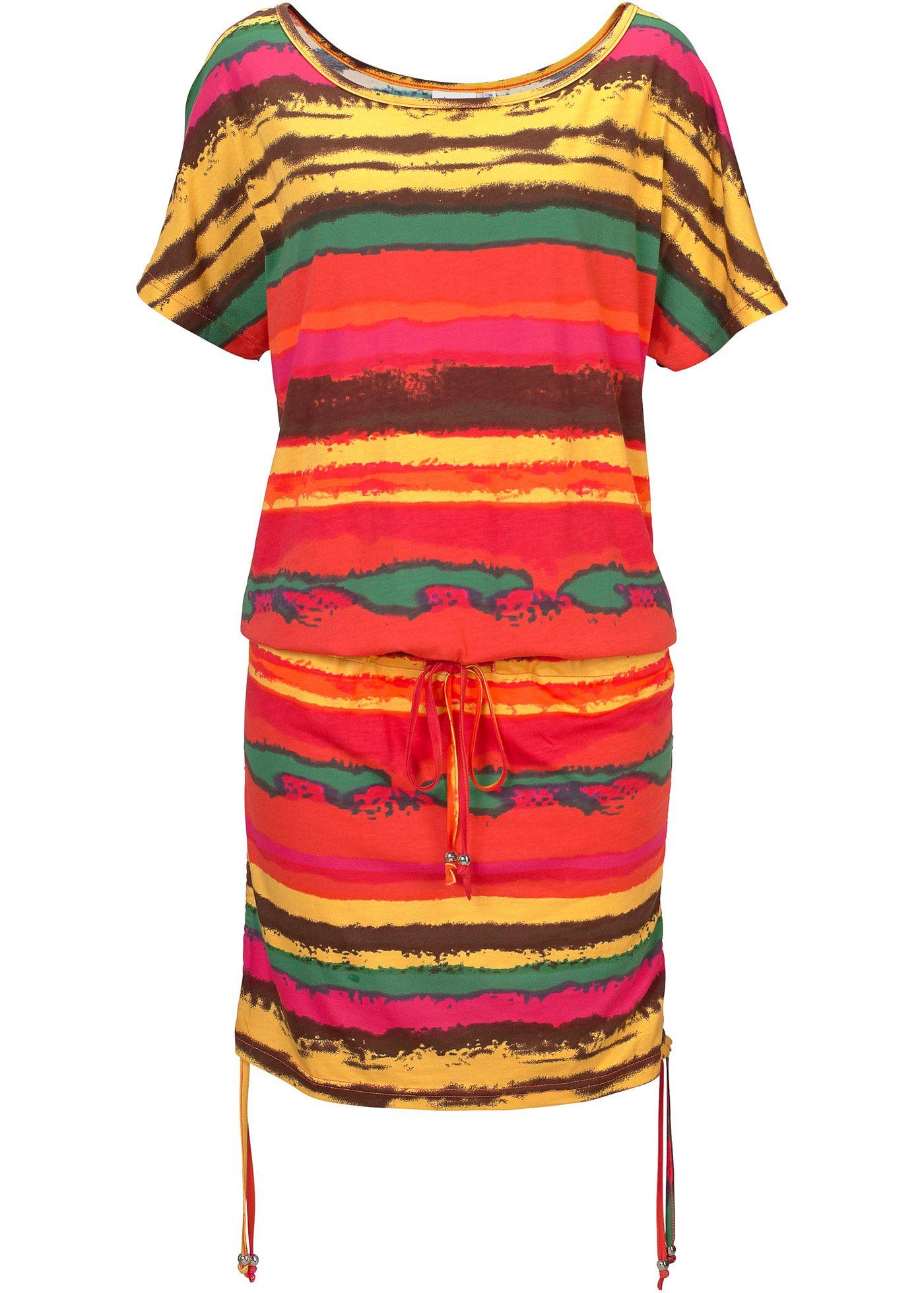 Jerseykleid mit Bindefunktion, halbarm Jerseykleid mit Bindefunktion, halbarm