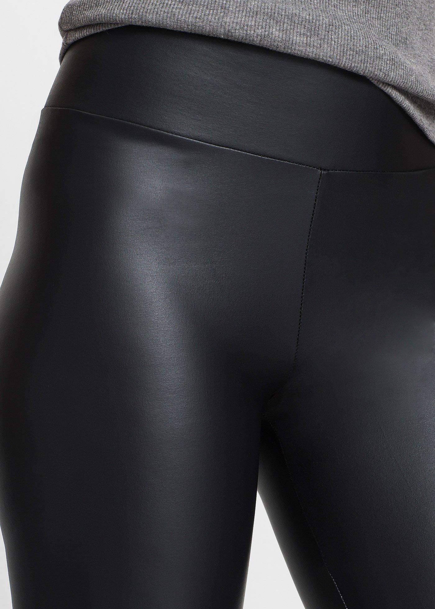 Legginsy ze sztucznej skóry - Bonprix
