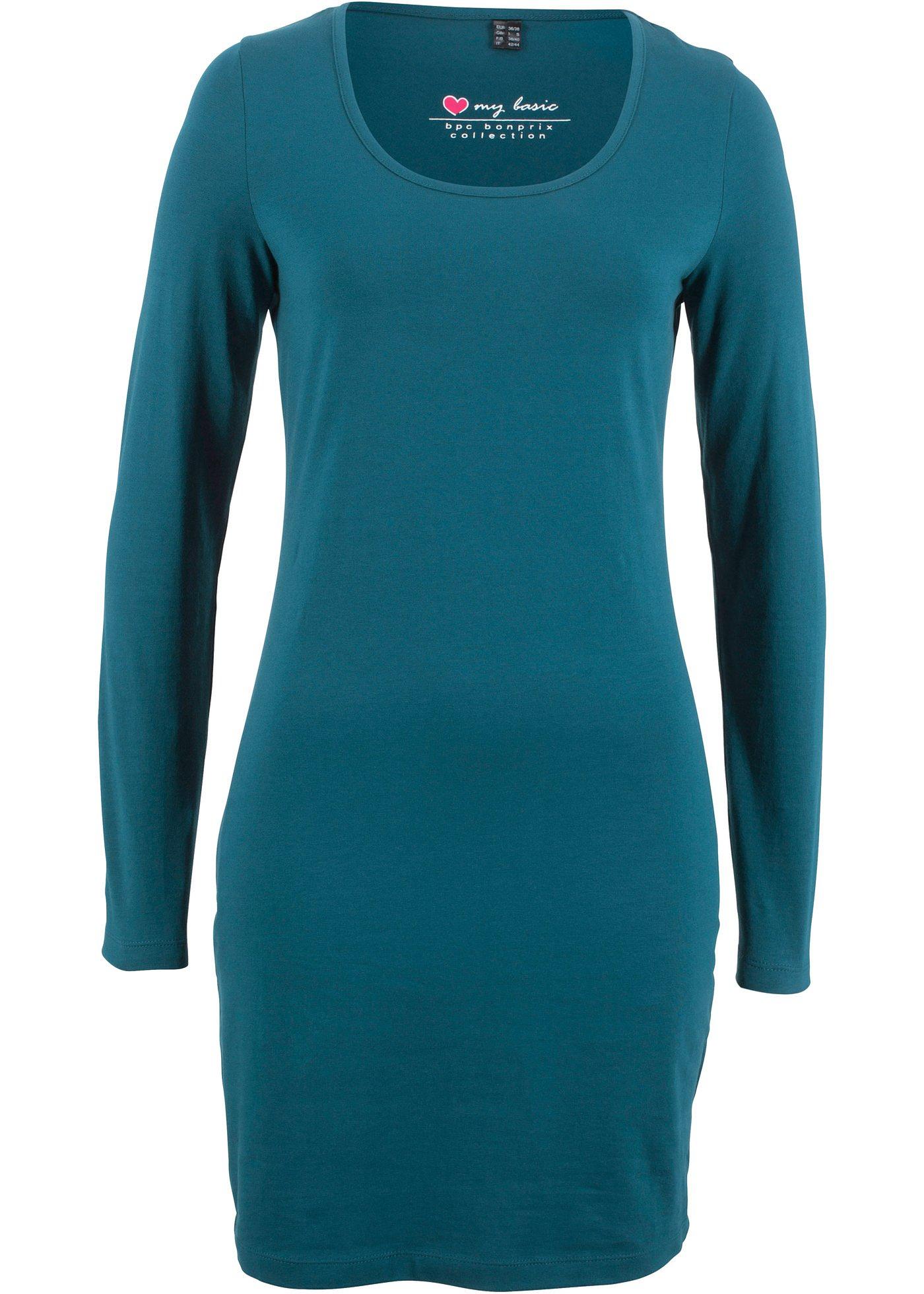 Stretch-Jerseykleid, Langarm Stretch-Jerseykleid, Langarm