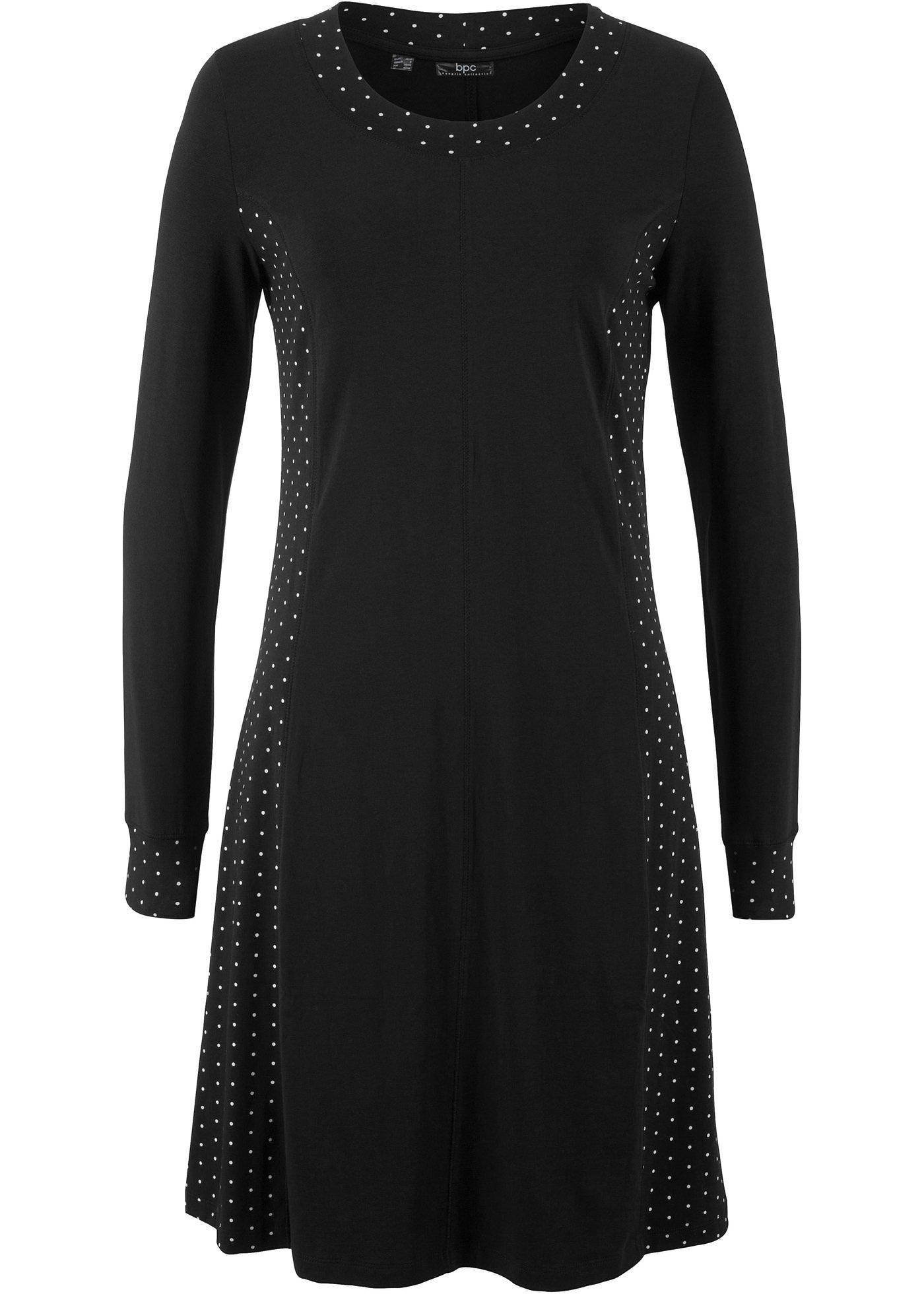 Langärmeliges Shirt-Kleid Langärmeliges Shirt-Kleid