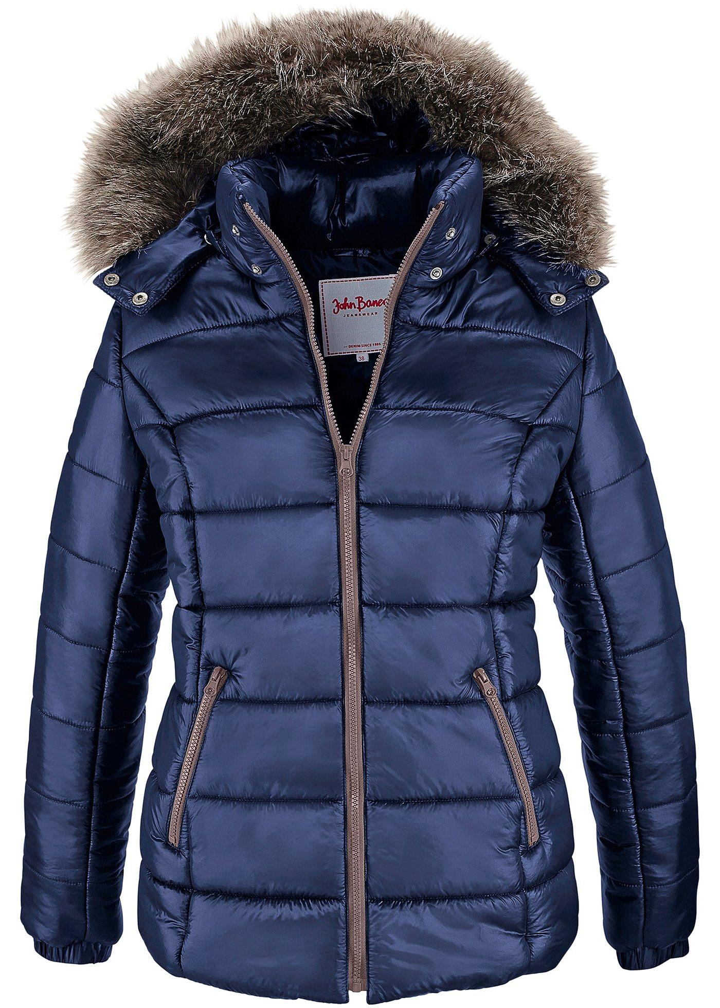 Winterjacke mit Kapuze günstig online kaufen