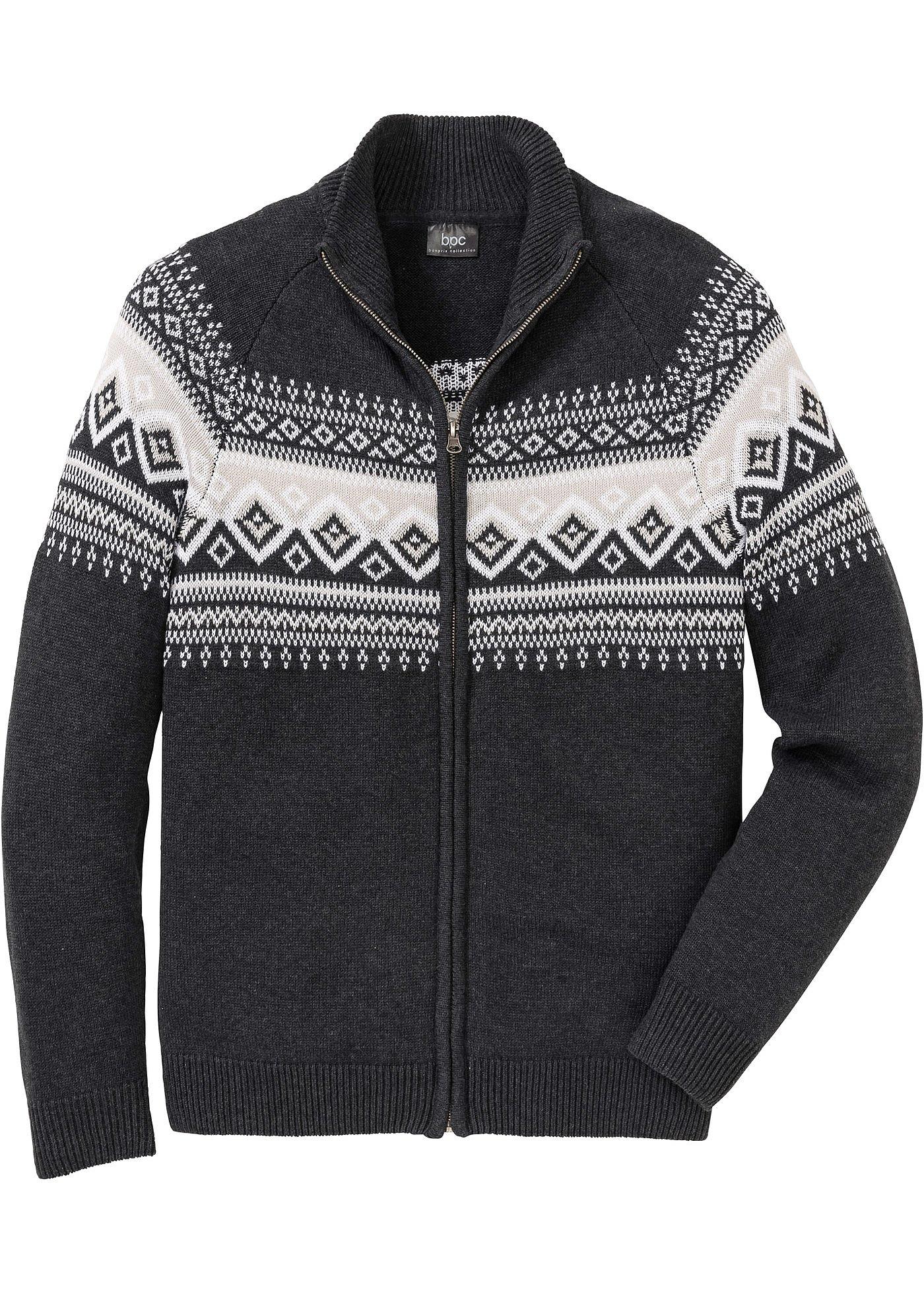 Norweger Strickjacke