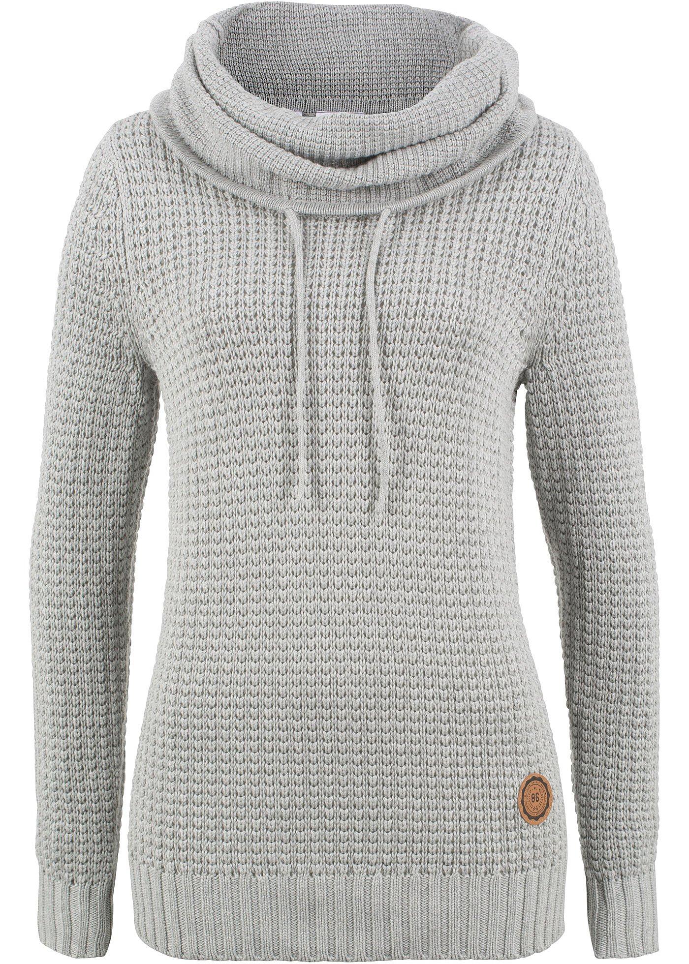 Rollkragenpullover mit Kordeln günstig online kaufen