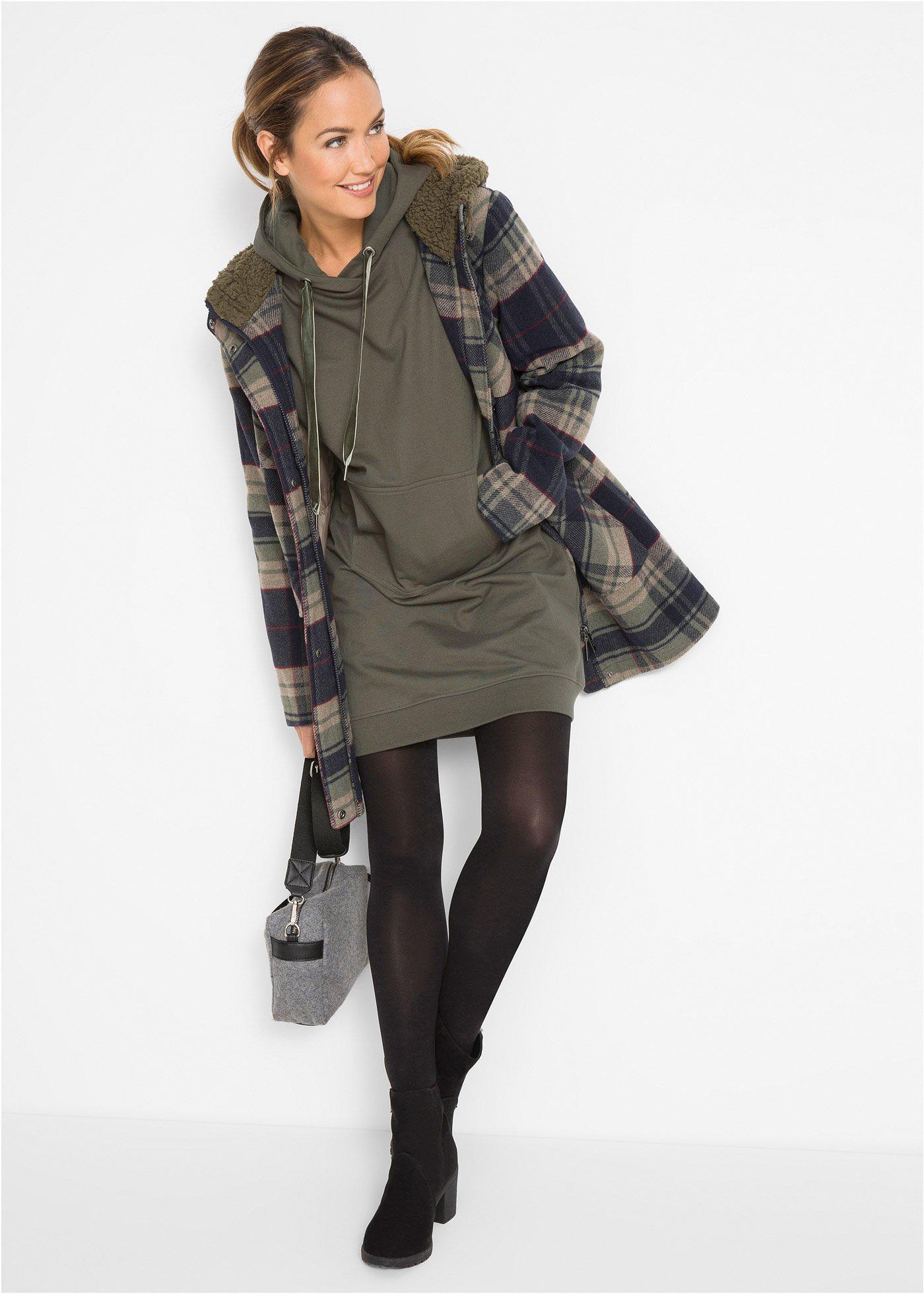 Bawełniana sukienka dresowa - Bonprix