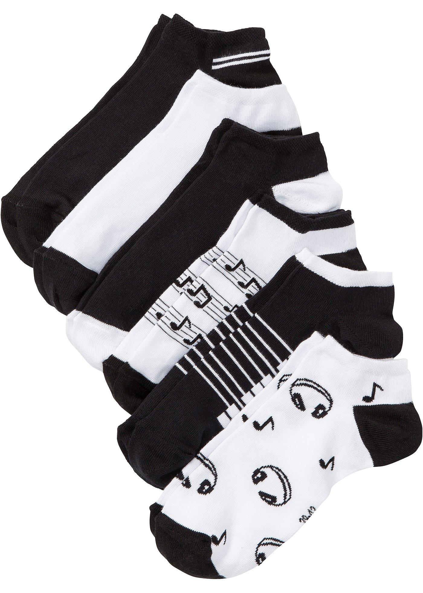 Kurzsocken mit Bio-Baumwolle (6er Pack)