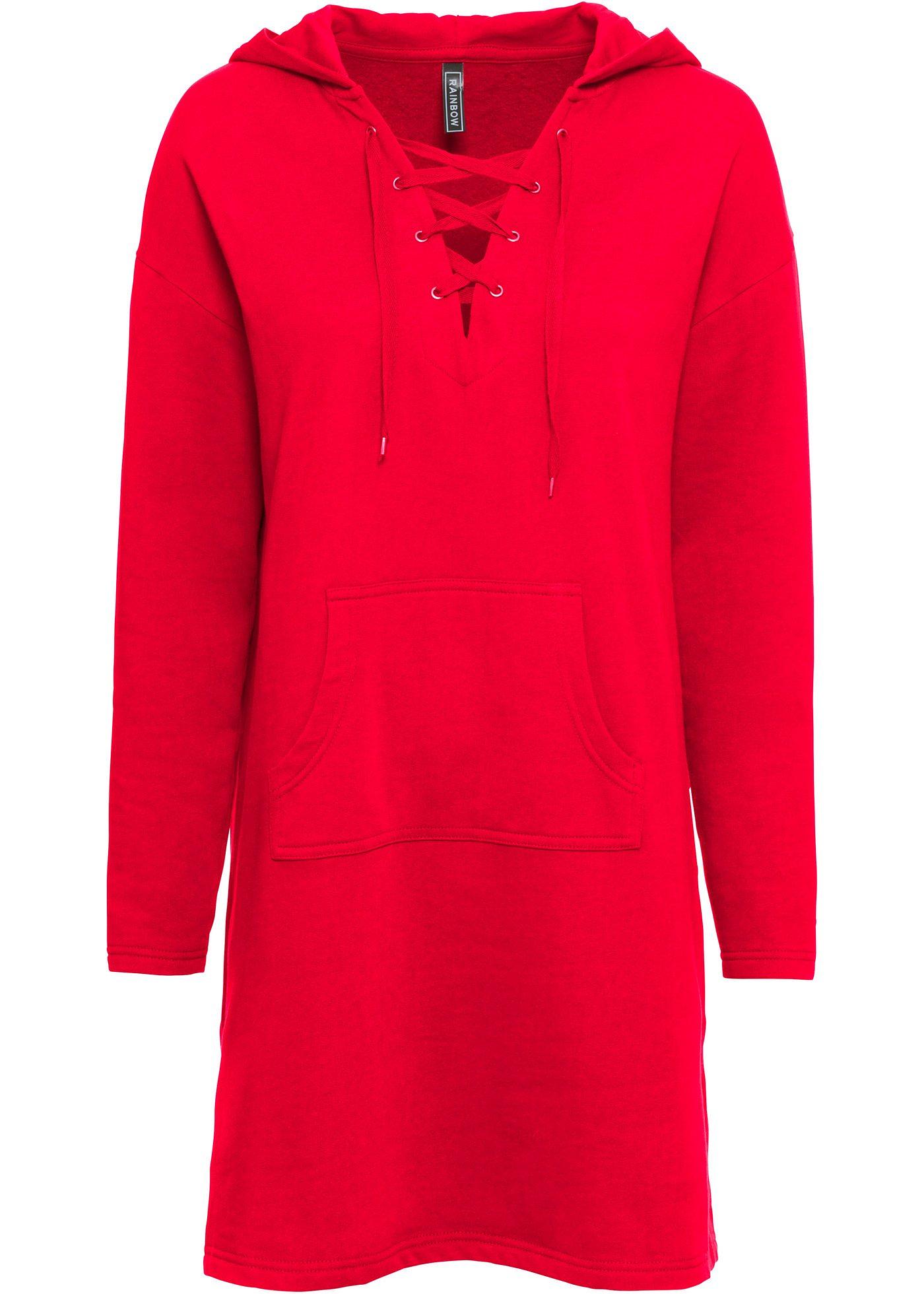 Sweatkleid mit Schnürung Sweatkleid mit Schnürung