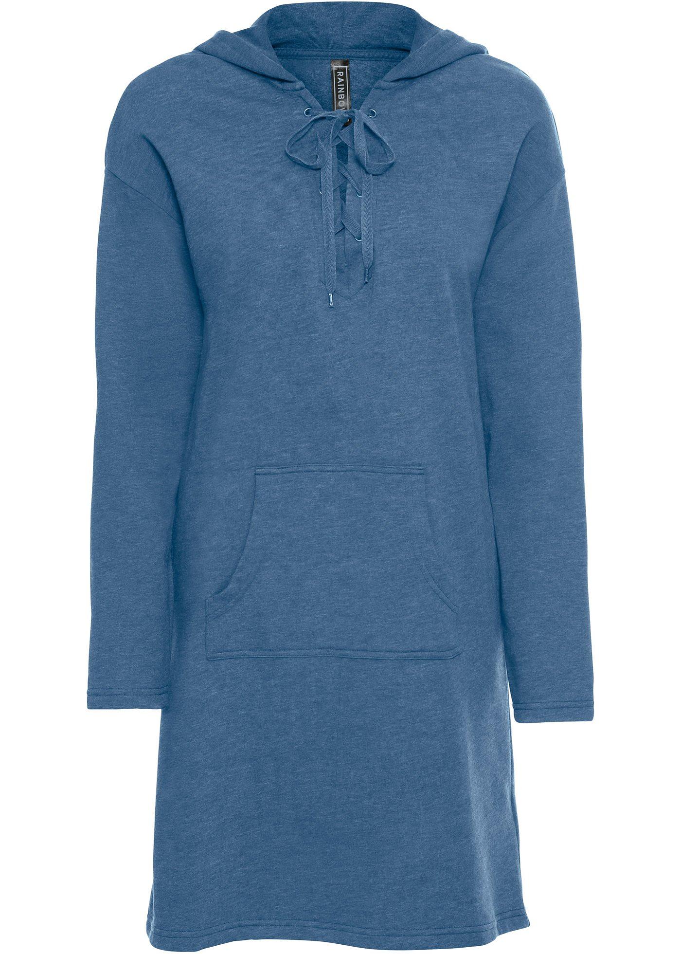 Sweatkleid mit Schnürung Sweatkleid mit Schnürung