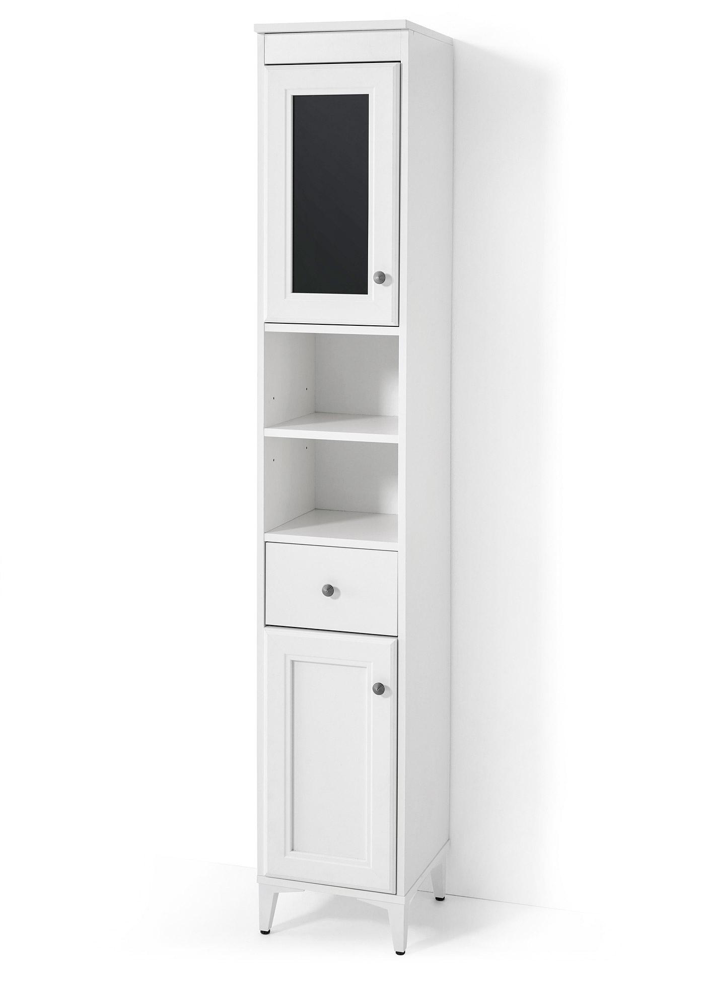 Für Ordnung im Bad sorgt der Badezimmer Hochschrank "Willi", mit