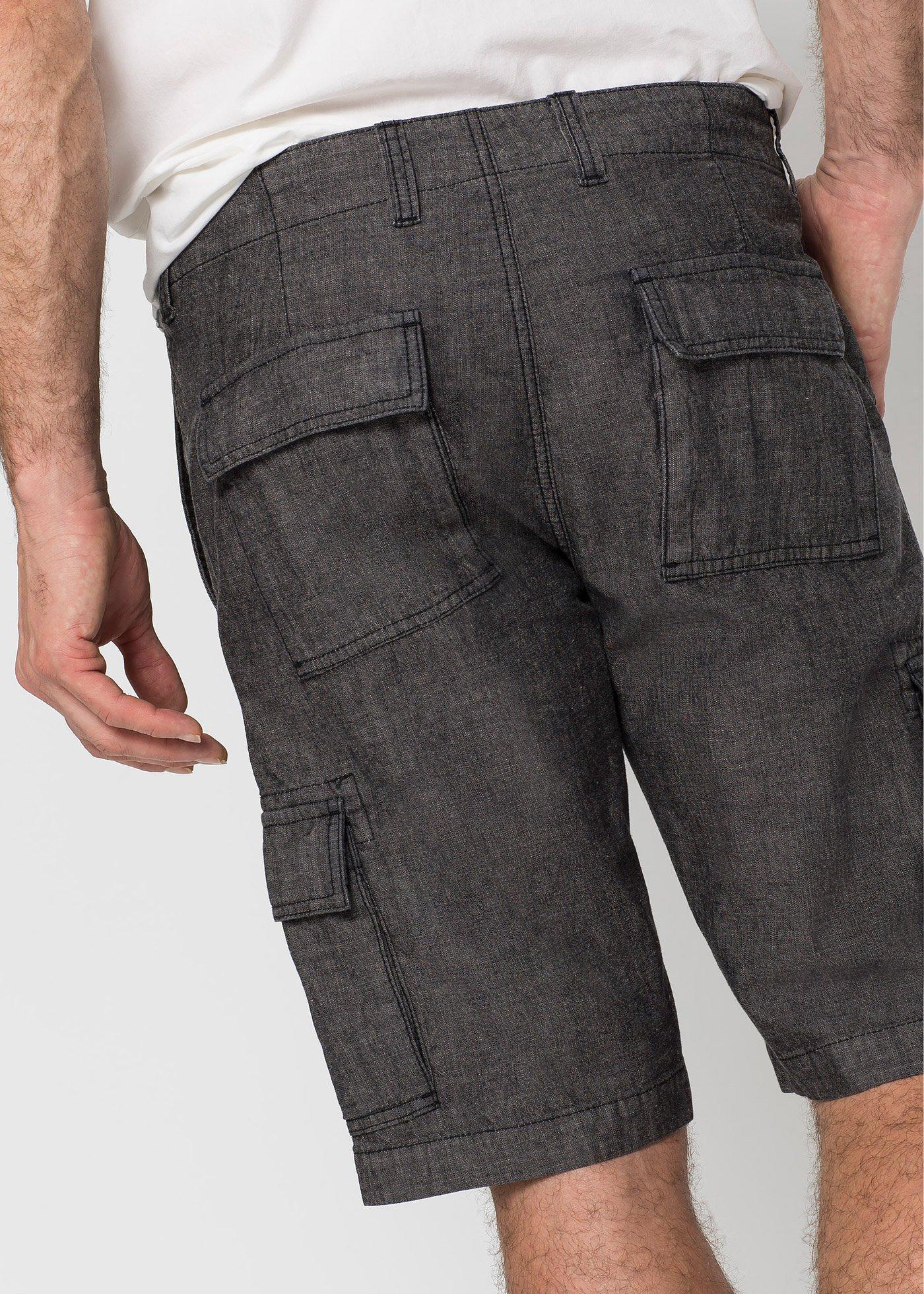 Bermudy bojówki Loose Fit z czystej bawełny - Bonprix