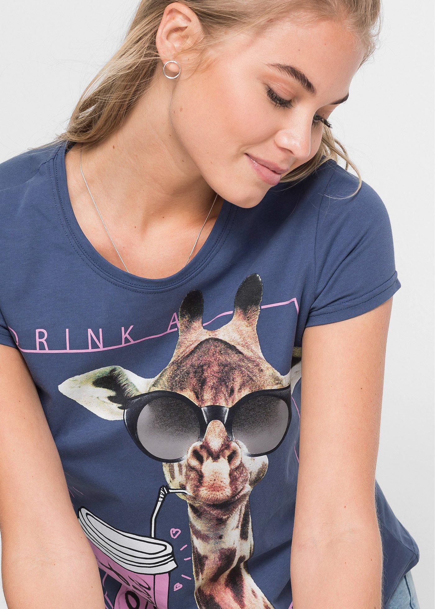 T-shirt z czystej bawełny - Bonprix