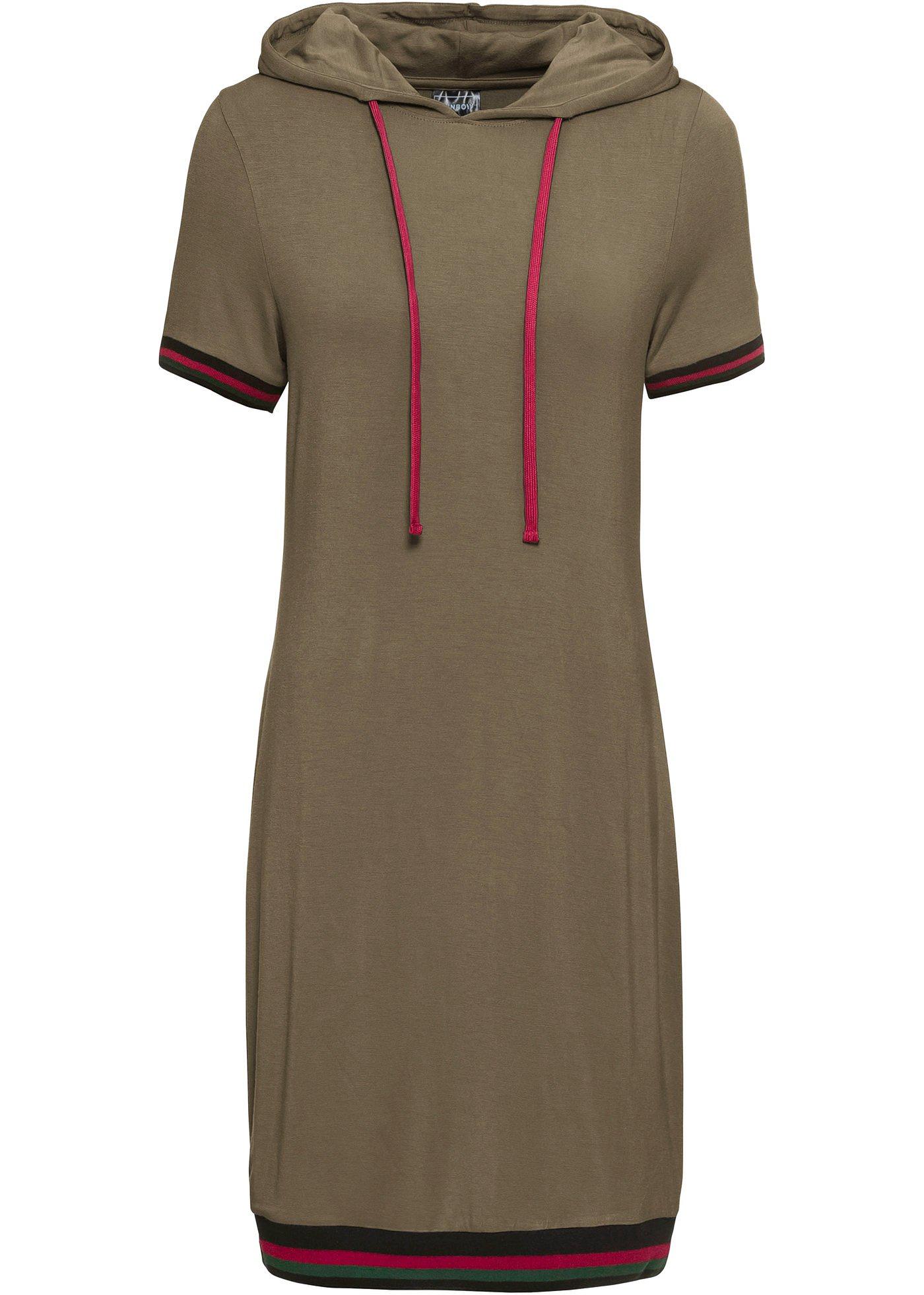 Shirtkleid mit Kapuze Shirtkleid mit Kapuze